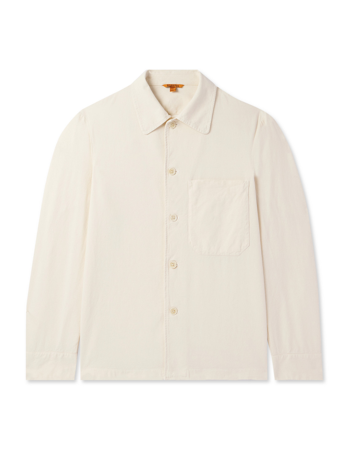 Barena Venezia Cedrone Cotton Overshirt In Neutrals
