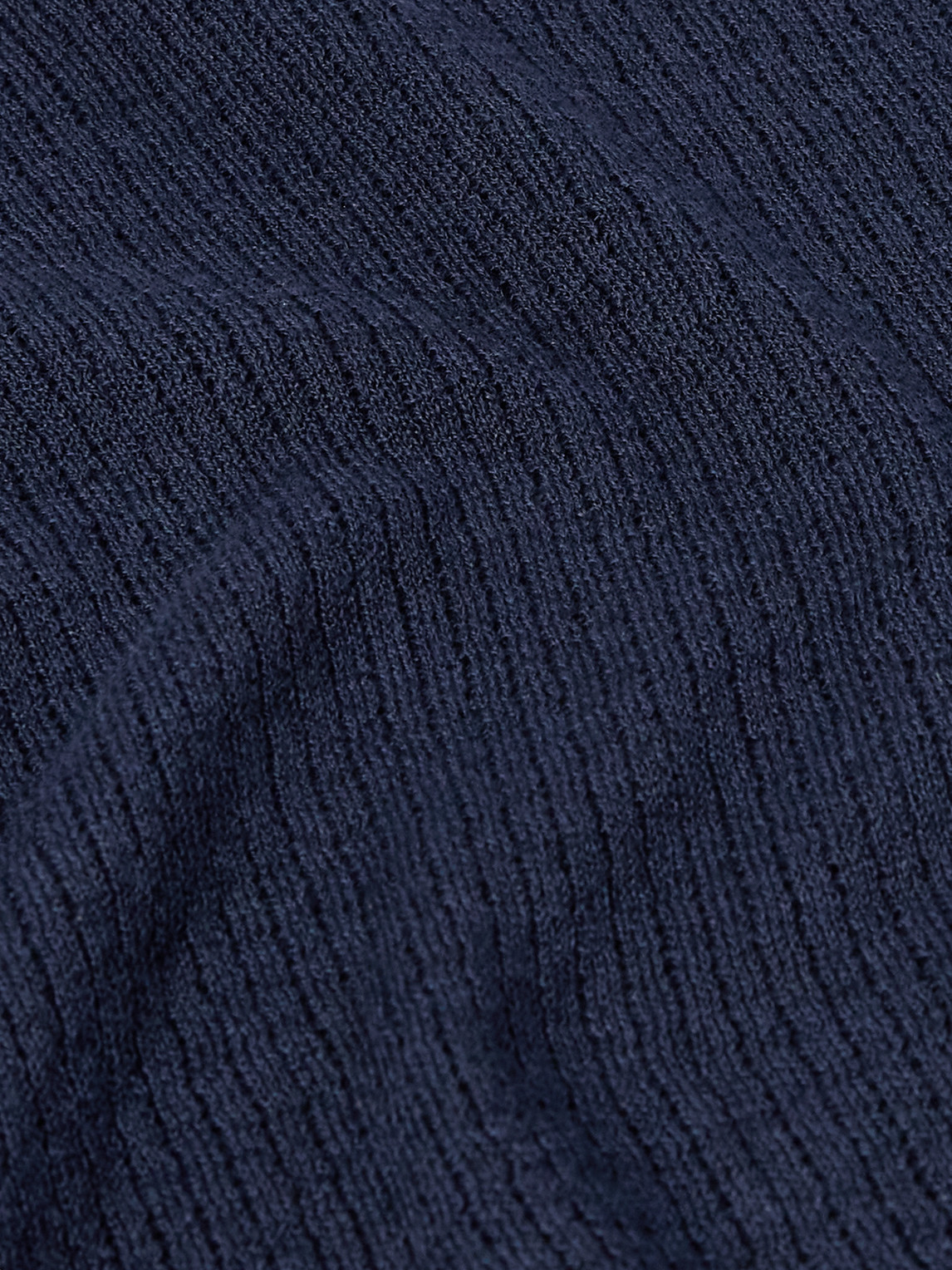 BARENA VENEZIA MARCO SLIM-FIT RIBBED LINEN AND COTTON-BLEND POLO SHIRT