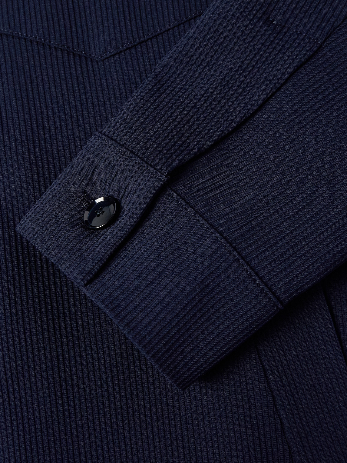 BARENA VENEZIA RIBBED WOOL-BLEND JERSEY JACKET 