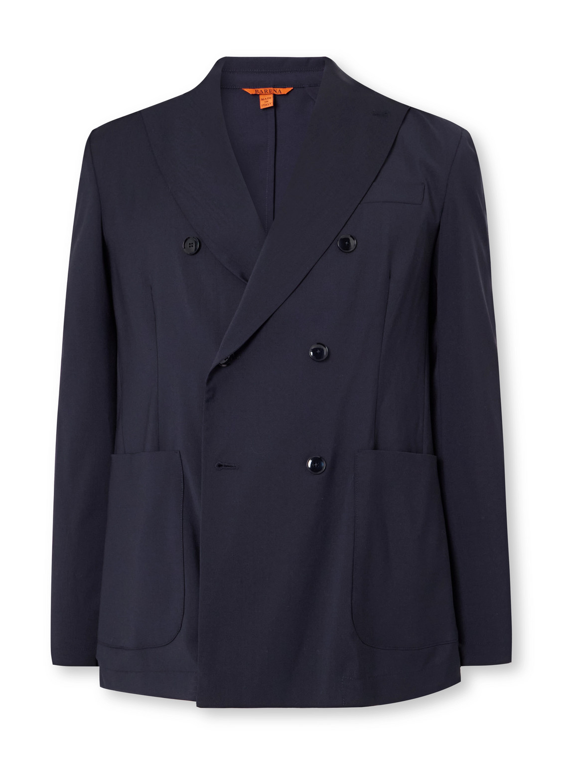Barena Venezia Siroco Double-breasted Wool Suit Jacket In Blue