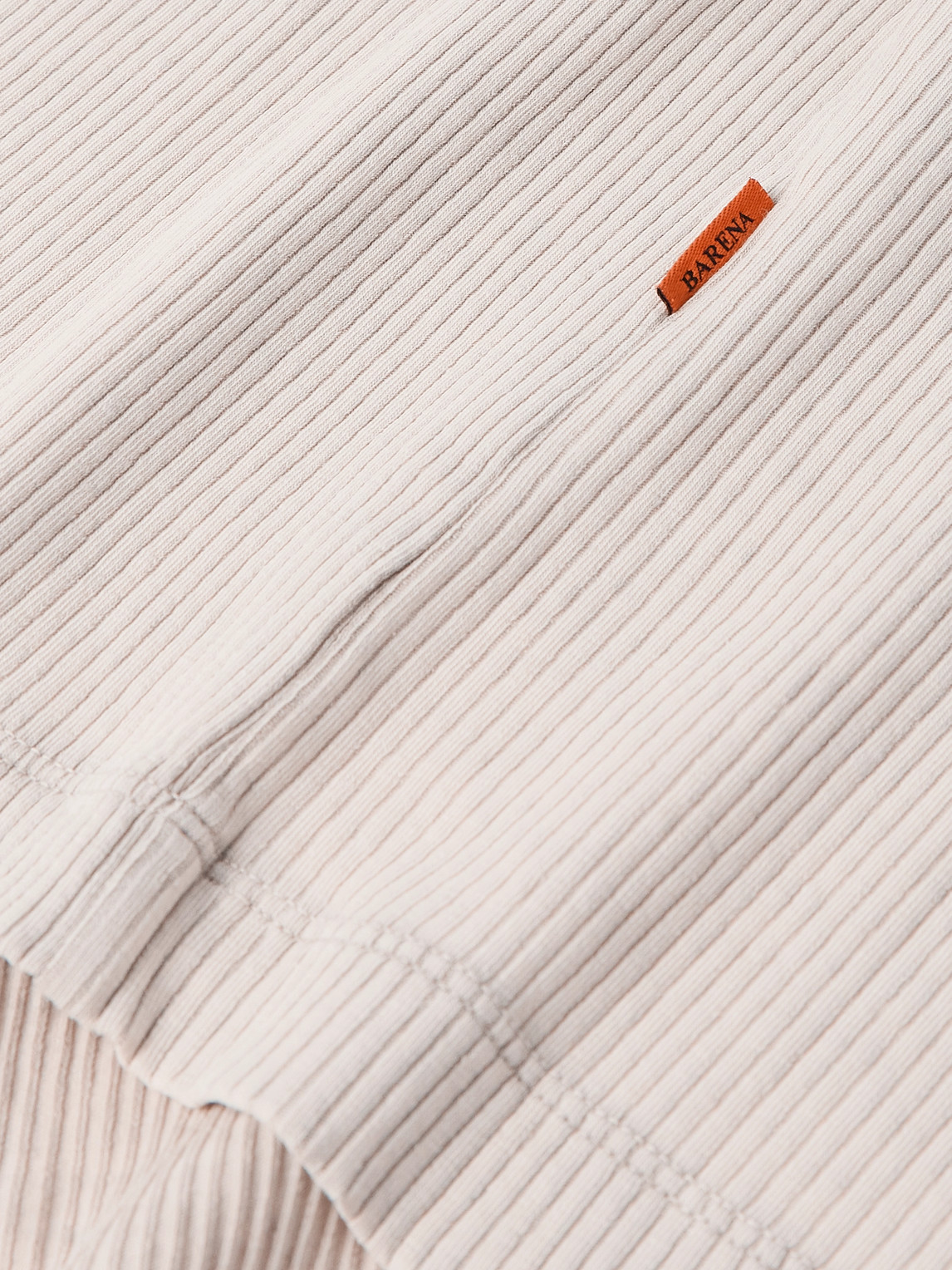 BARENA VENEZIA SOLANA RIBBED COTTON AND LINEN-BLEND SHIRT