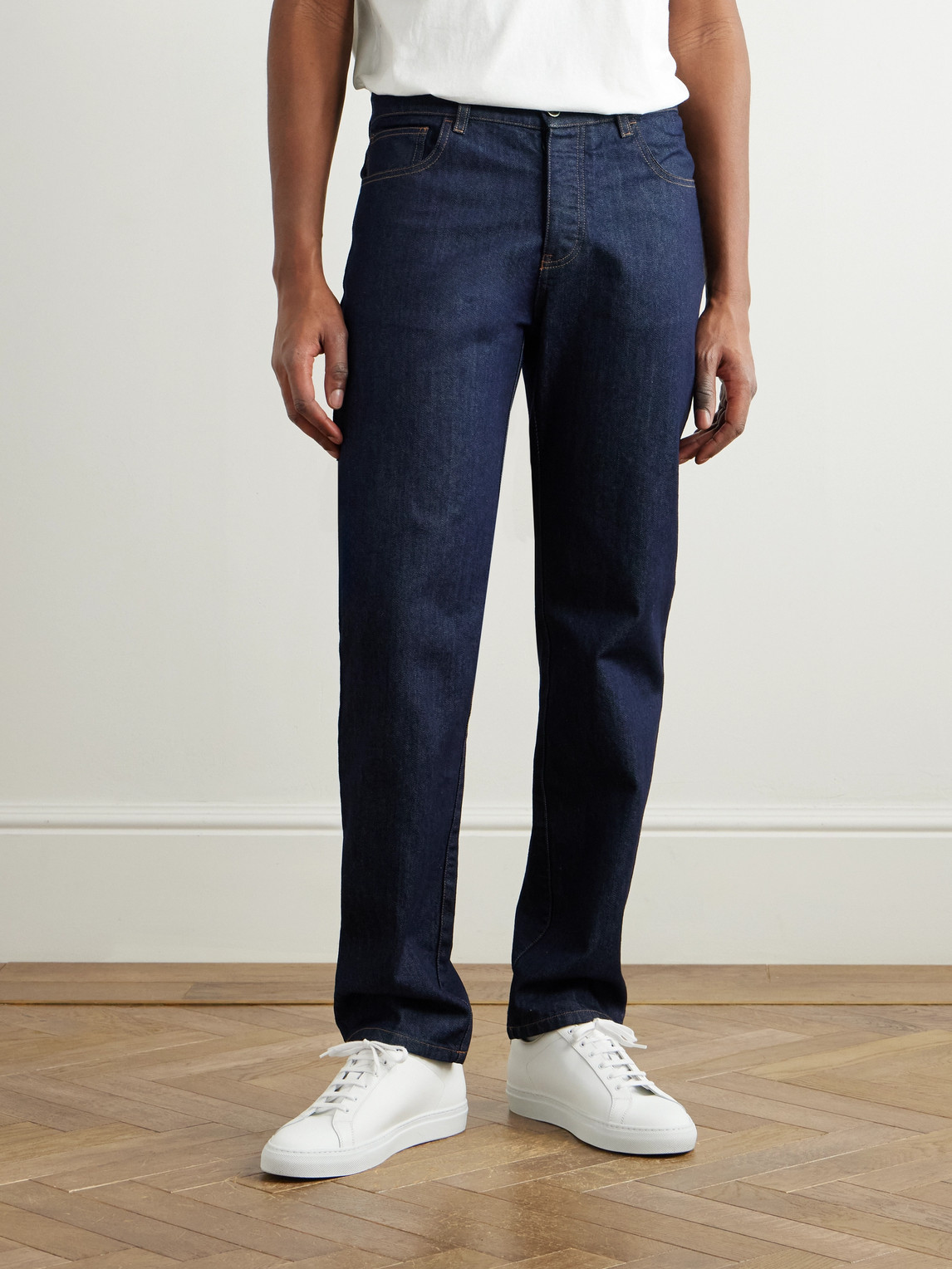 Shop Barena Venezia Geco Straight-leg Jeans In Blue
