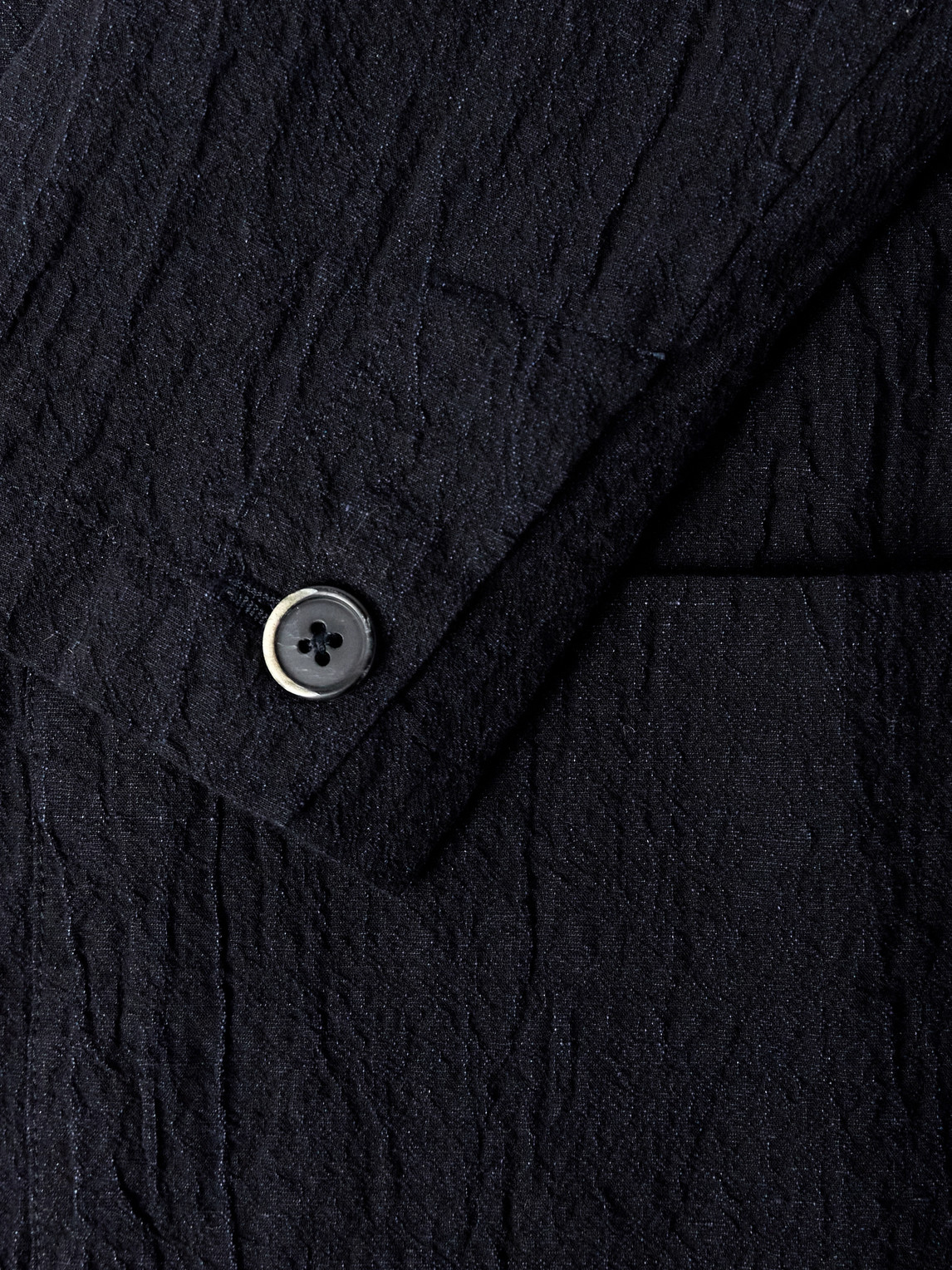BARENA VENEZIA CRINKLED COTTON-BLEND SUIT JACKET
