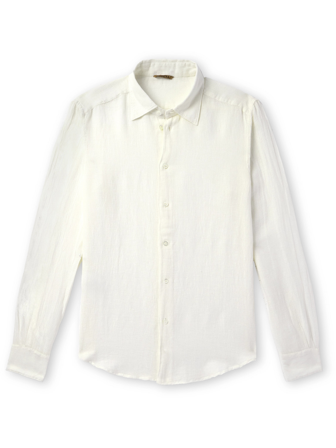 Barena Venezia Cotton And Linen-blend Gauze Shirt In White