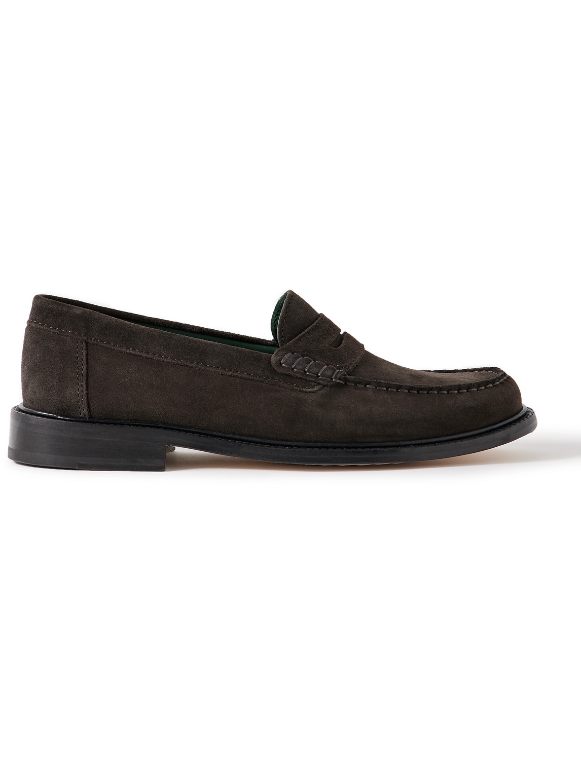 Yardee Suede Penny Loafers