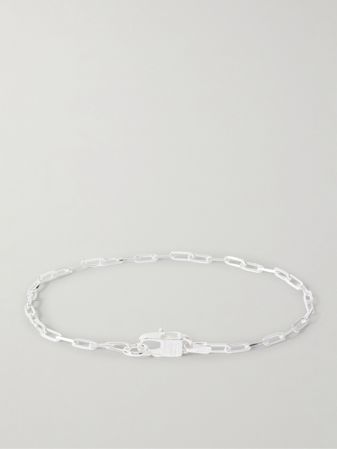 HATTON LABS PAPER CLIP SILVER BRACELET