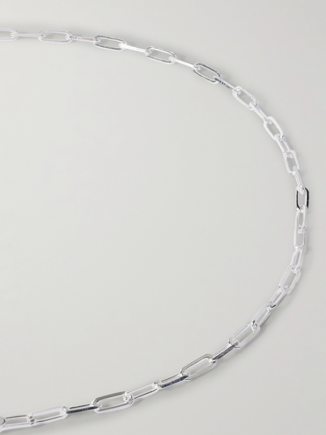 HATTON LABS PAPER CLIP SILVER BRACELET