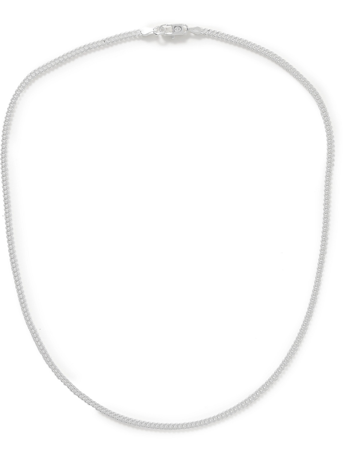 Hatton Labs Sterling Silver Chain Necklace In Metallic