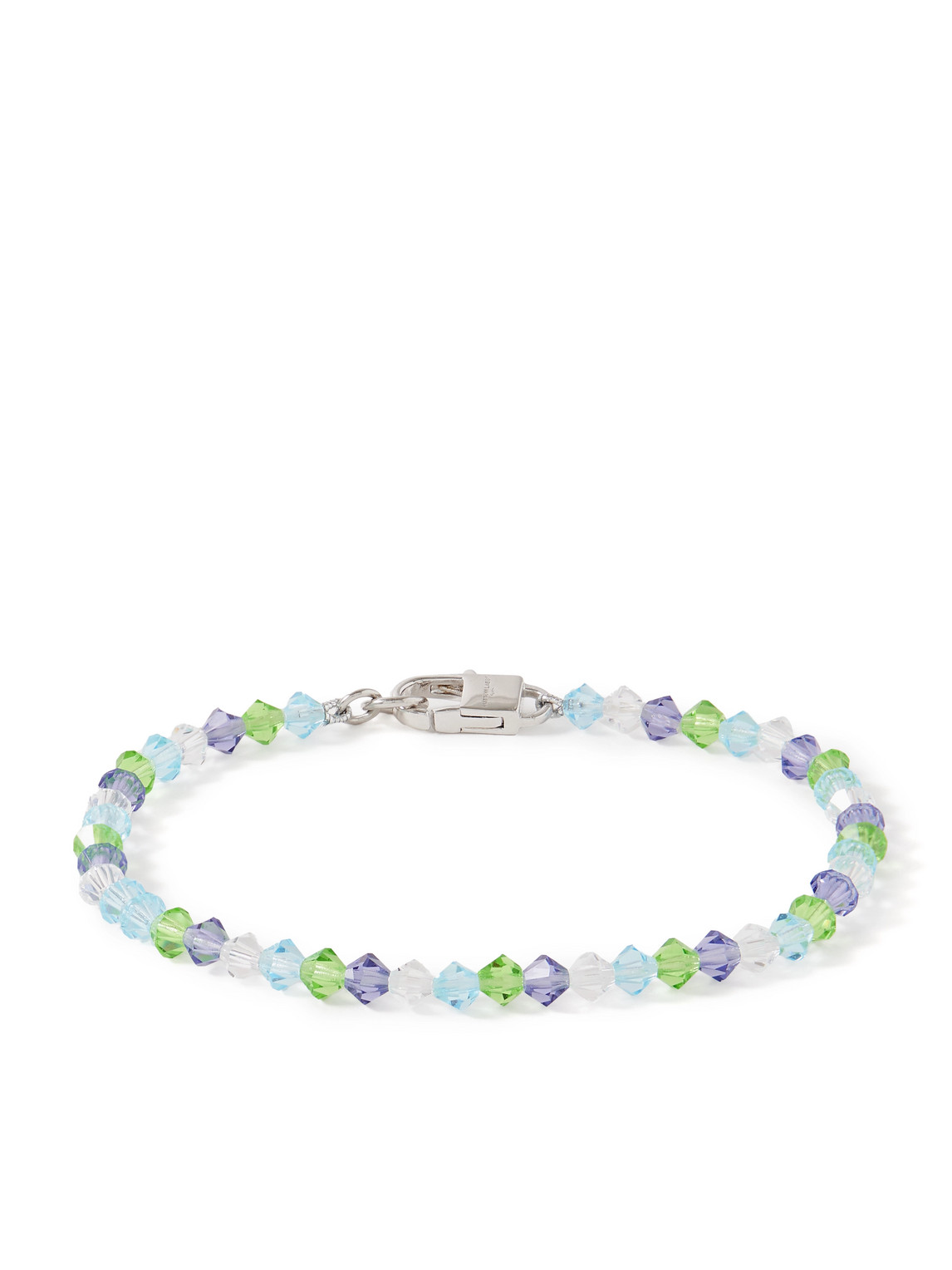 Shore Sterling Silver Multi-Stone and Glass Beaded Bracelet