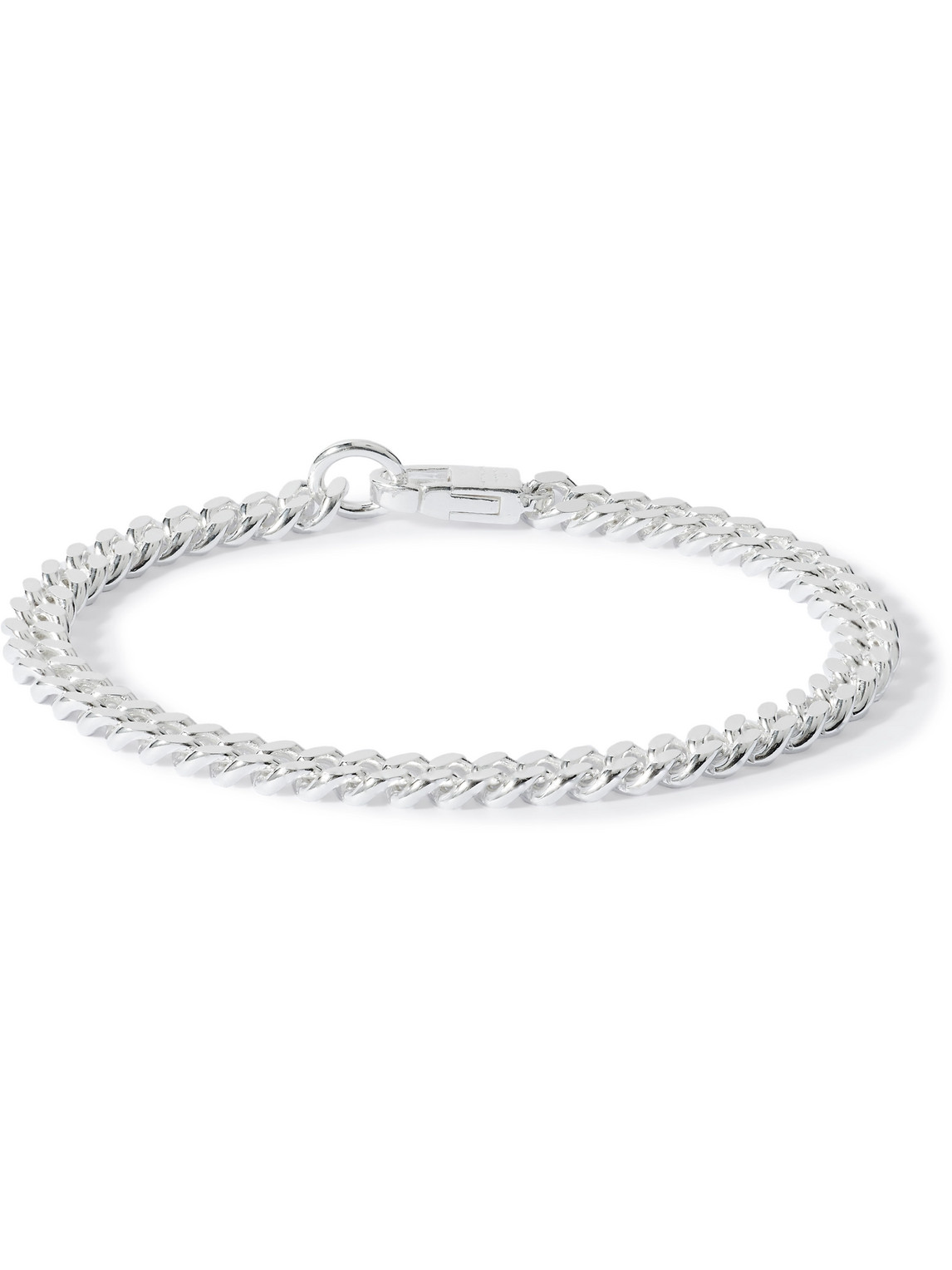 Hatton Labs Medium Silver Cuban Chain Bracelet