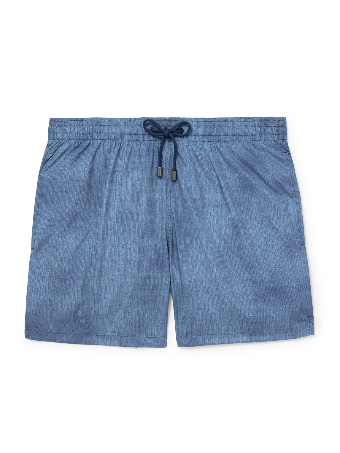 Straight-Leg Mid-Length Swim Shorts