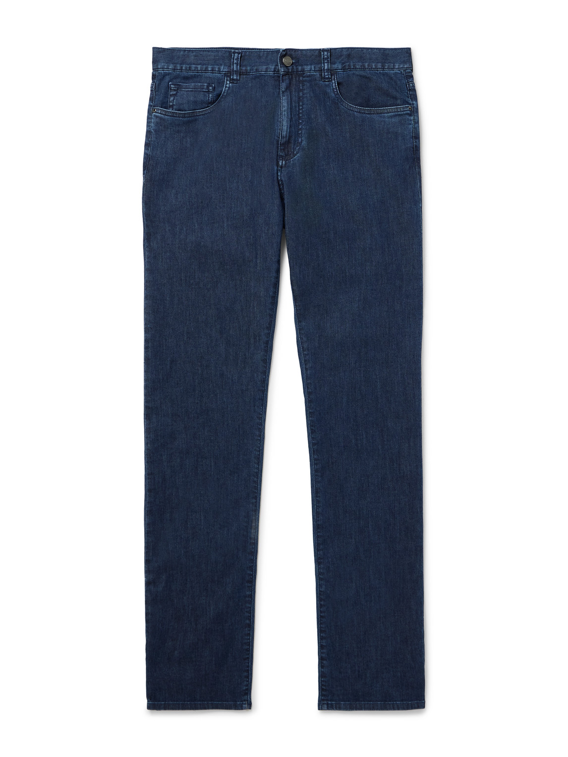 Slim-Fit Straight-Leg Jeans