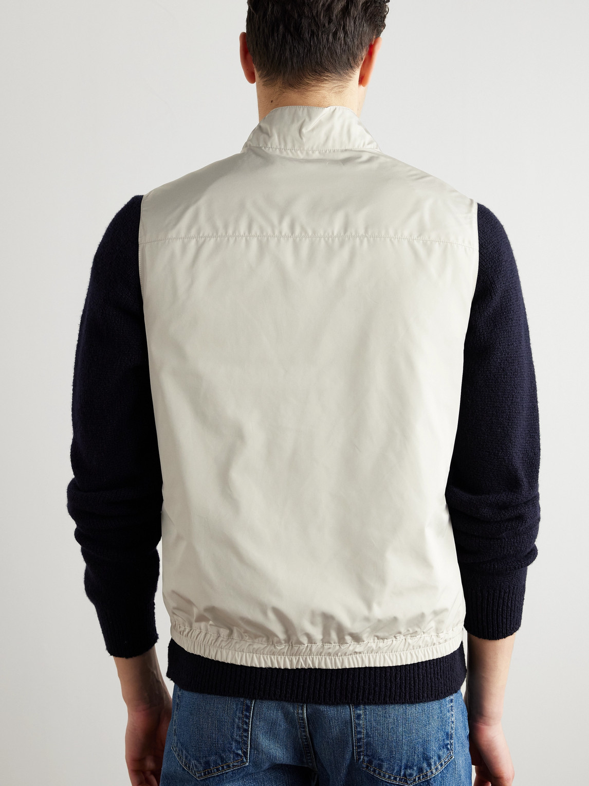CANALI REVERSIBLE SHELL GILET 