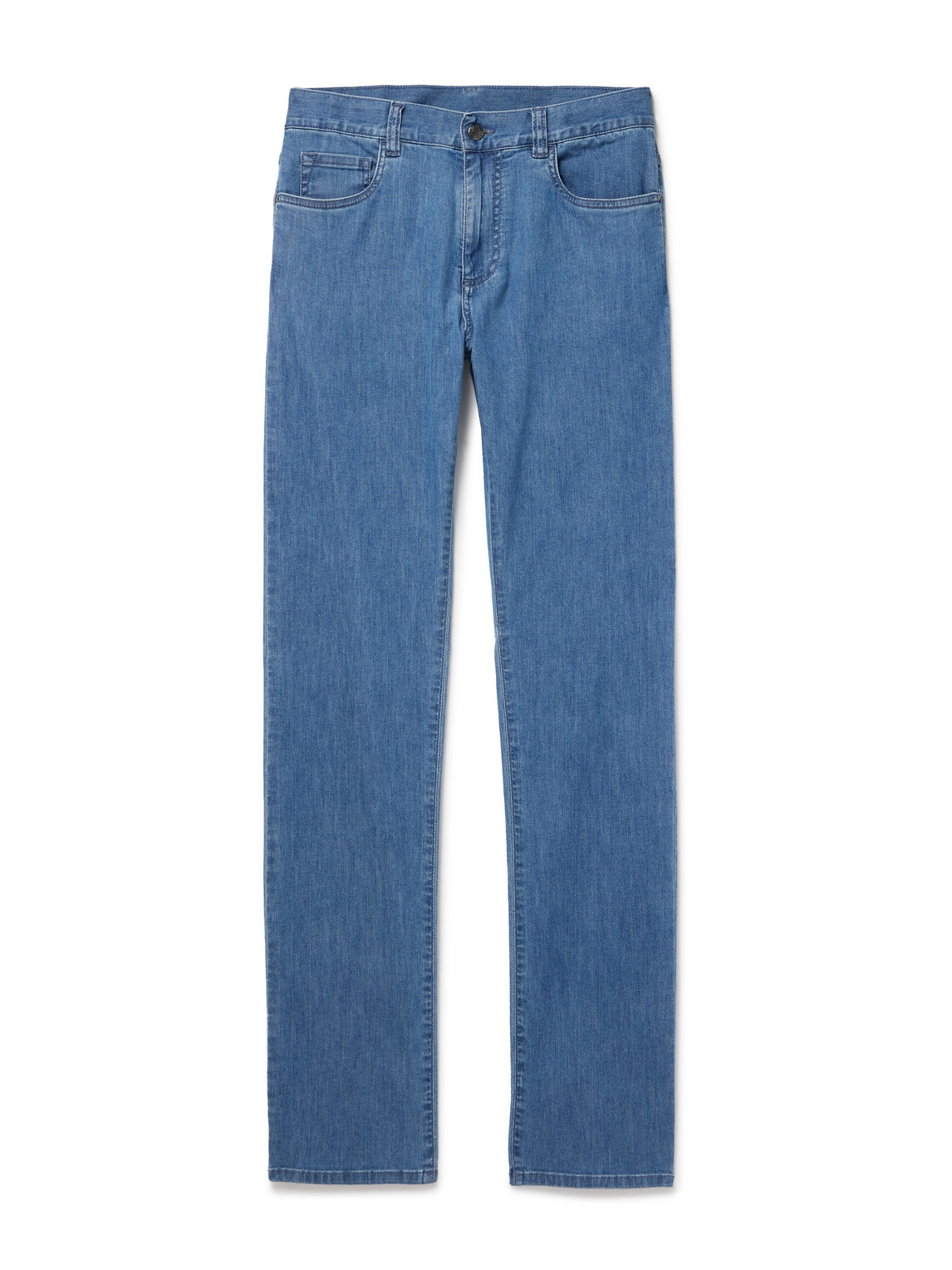 Slim-Fit Straight-Leg Jeans