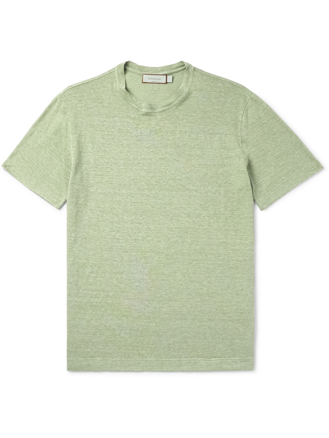 Slim-Fit Linen T-Shirt