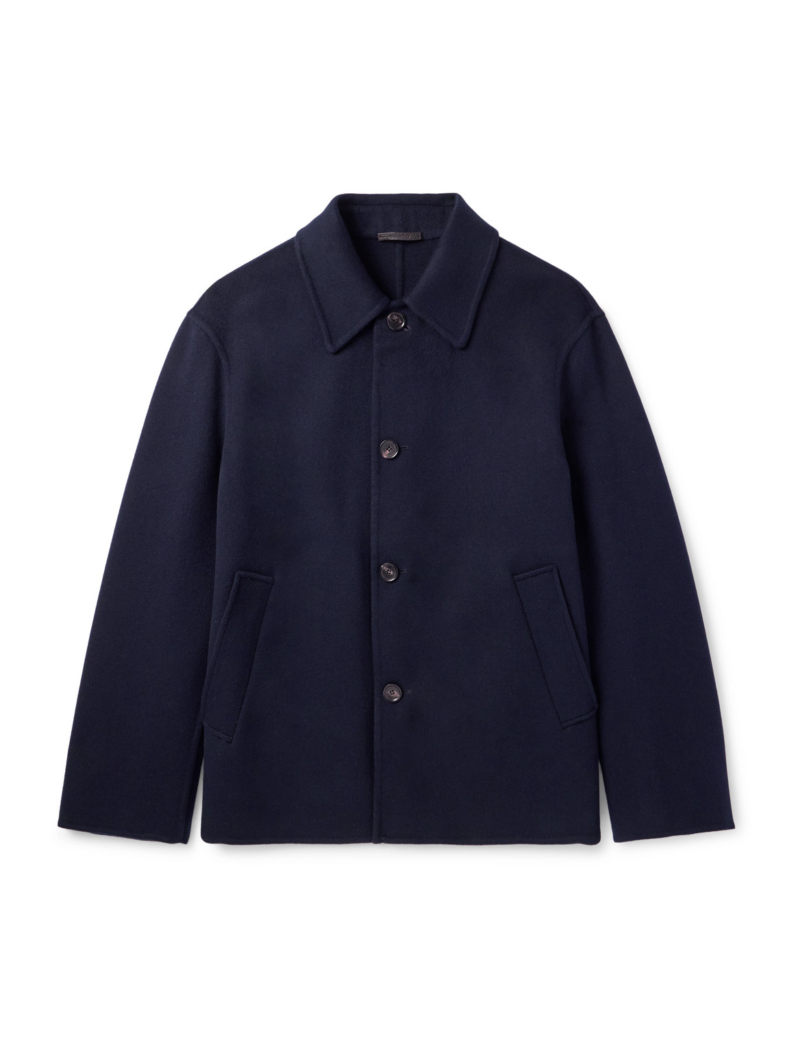 Loro Piana Ali Cashmere Blouson Jacket In Blue