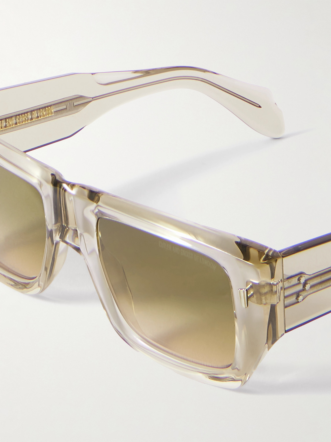 Cutler And Gross 1413 D-frame Acetate Sunglasses In Neutrals