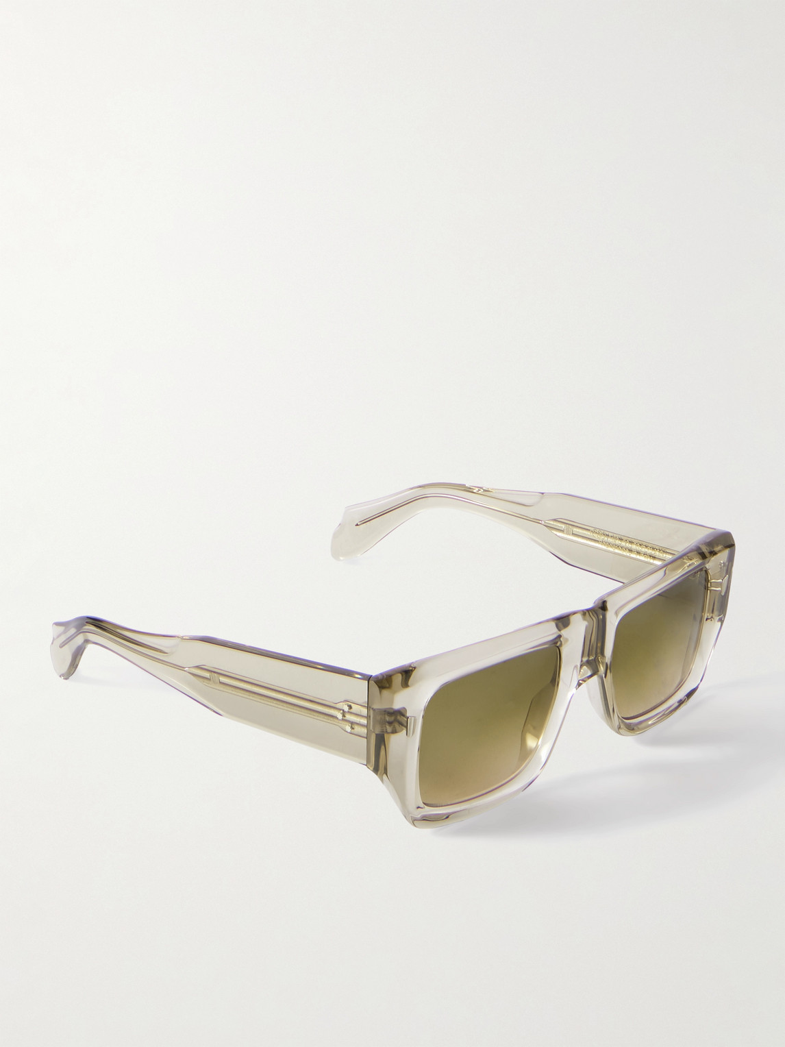 Cutler And Gross 1413 D-frame Acetate Sunglasses In Neutrals