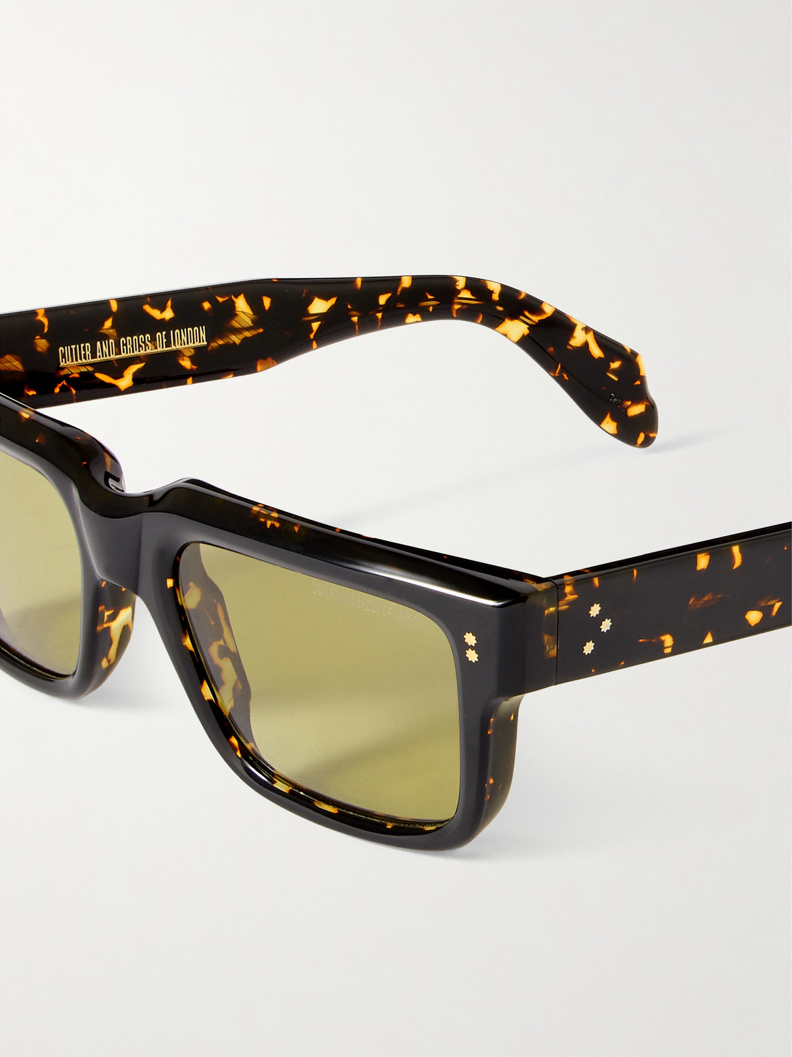 Cutler And Gross 1401 D-frame Tortoiseshell Acetate Sunglasses In Tortoiseshell