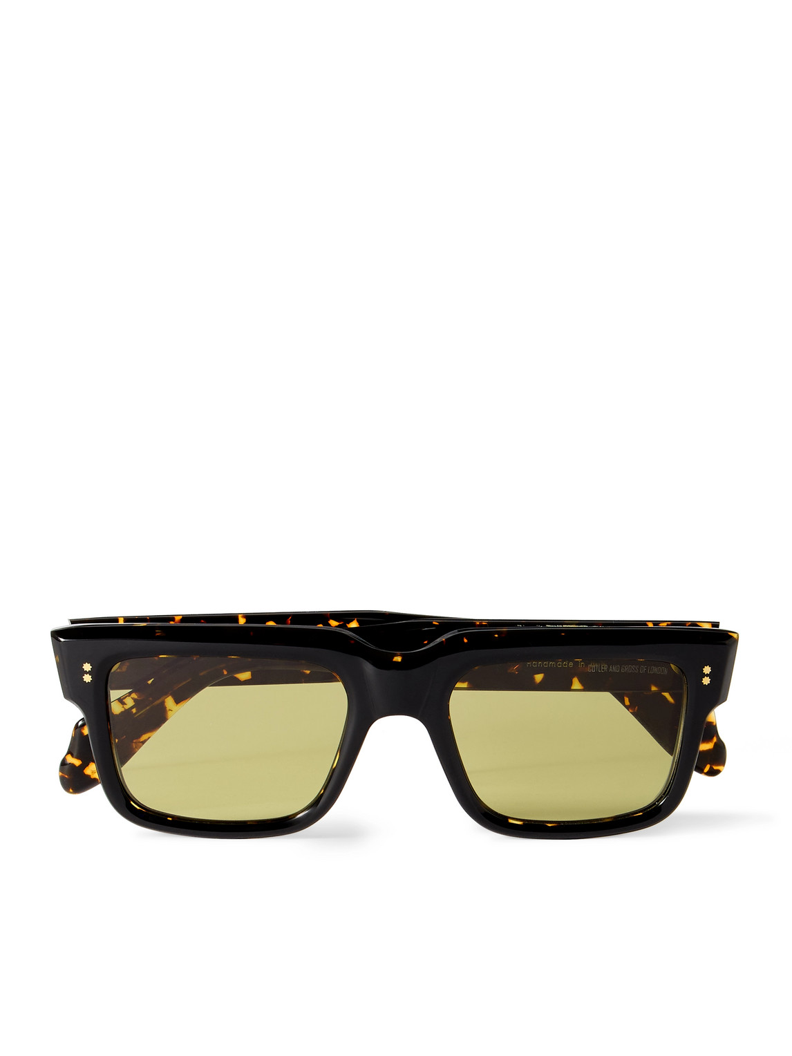 Cutler And Gross 1401 D-frame Tortoiseshell Acetate Sunglasses In Tortoiseshell