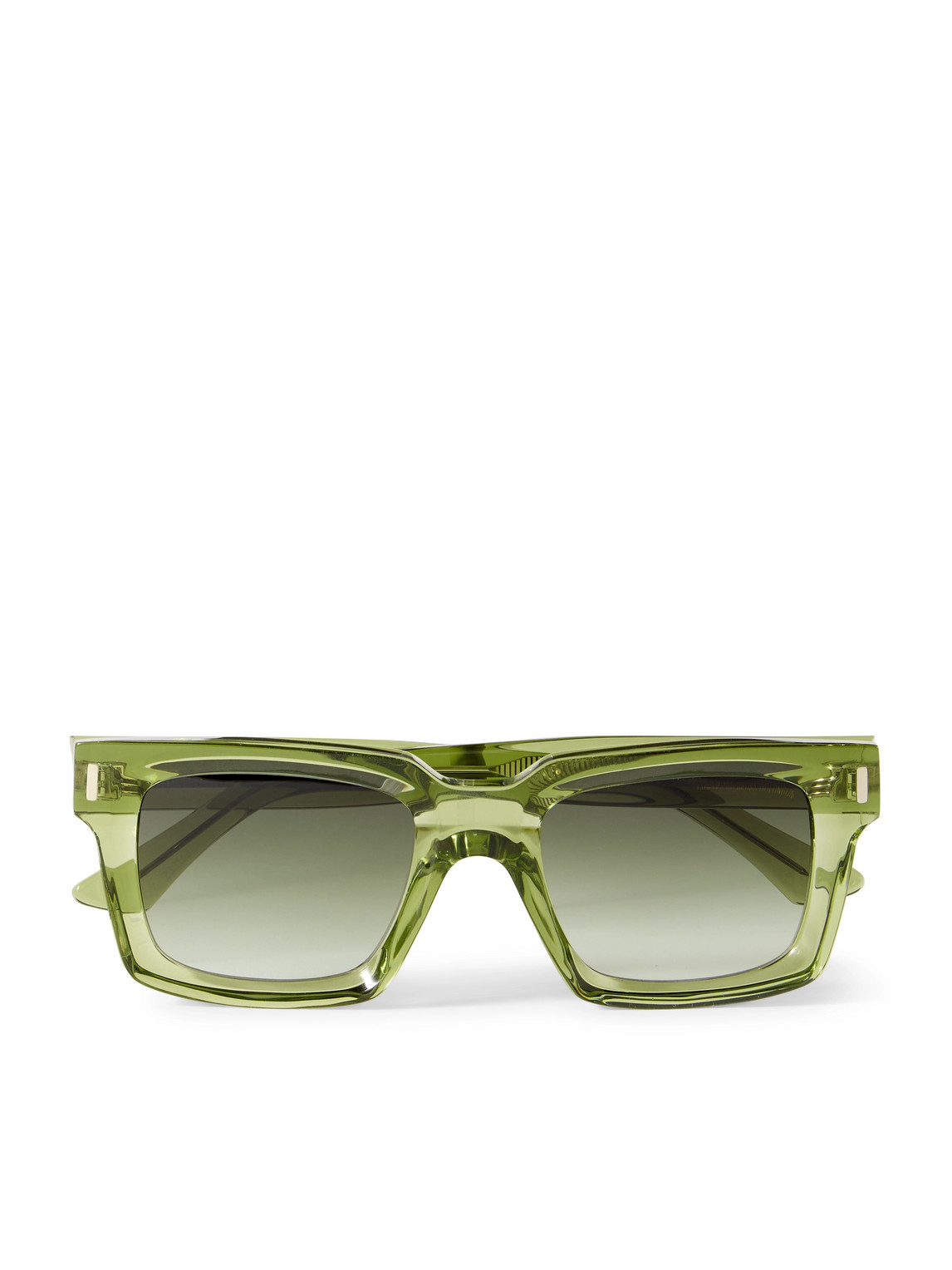 Cutler And Gross 1386 Square-frame Acetate Sunglasses In Green