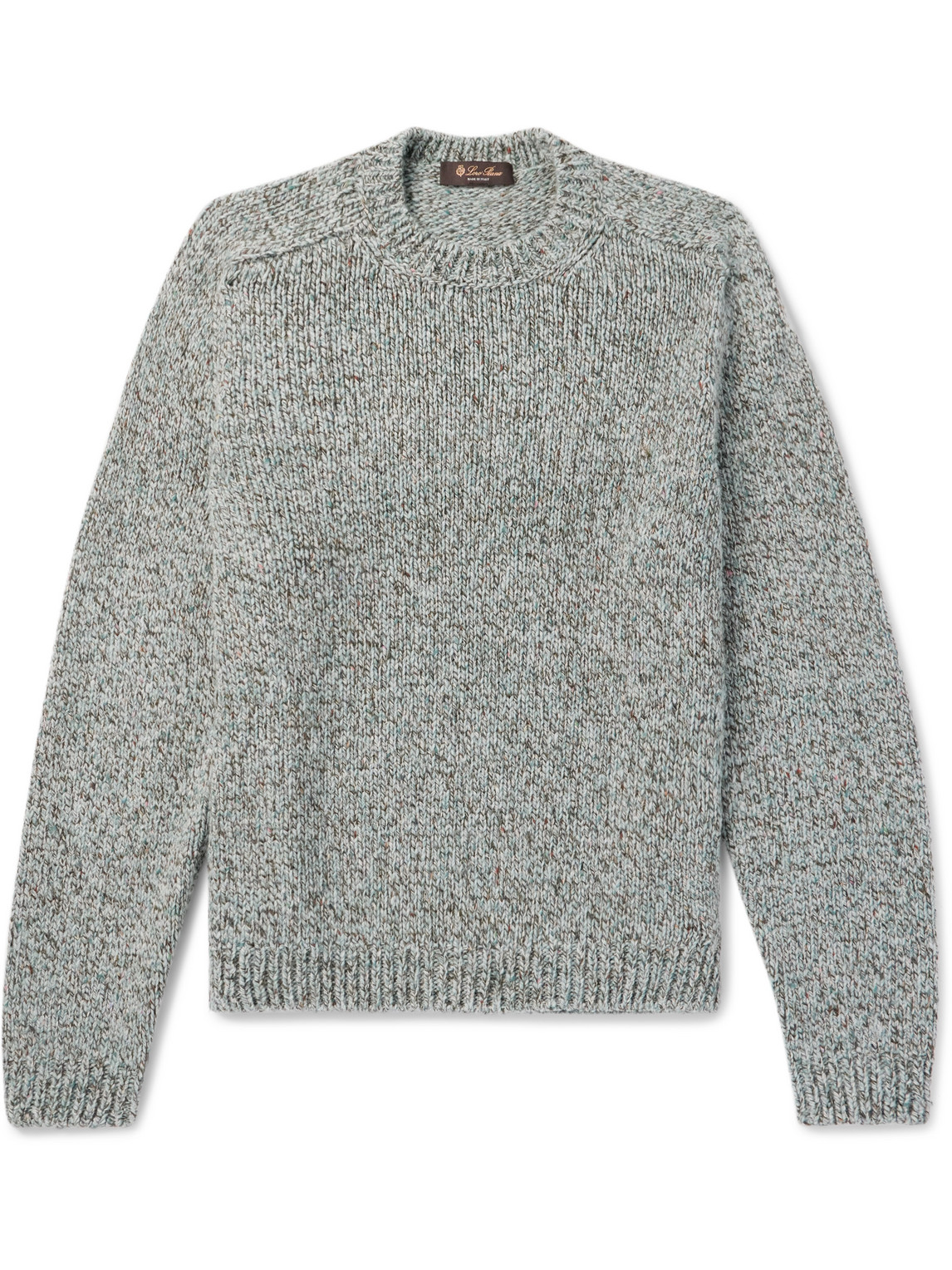 Loro Piana Alpe Meggiana Cashmere Sweater In Gray