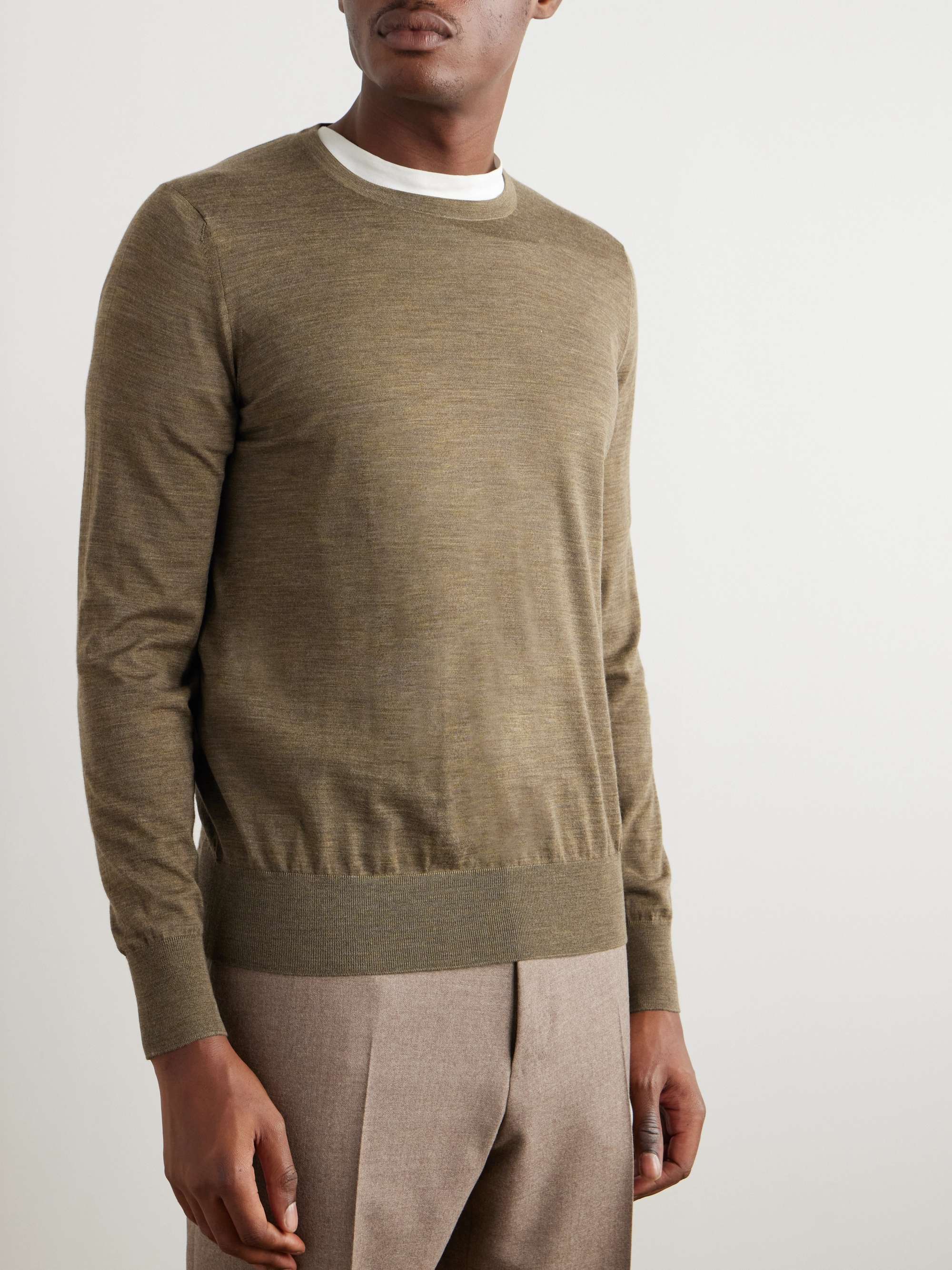 LORO PIANA 위시® 버진 울 스웨터