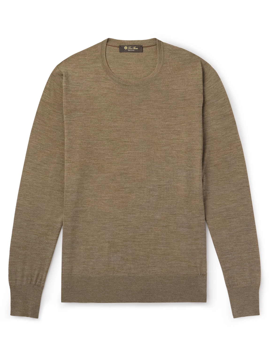 Loro Piana Wish® Virgin Wool Sweater In Brown