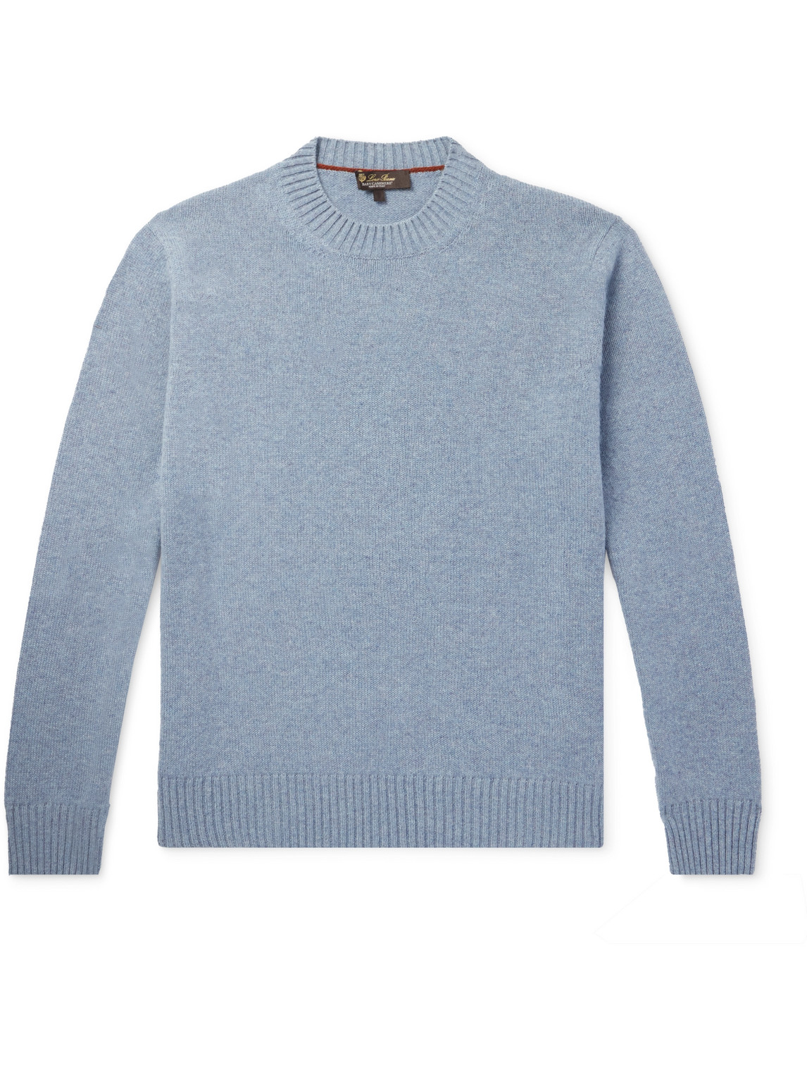 Loro Piana Parksville Baby Cashmere Sweater In Blue