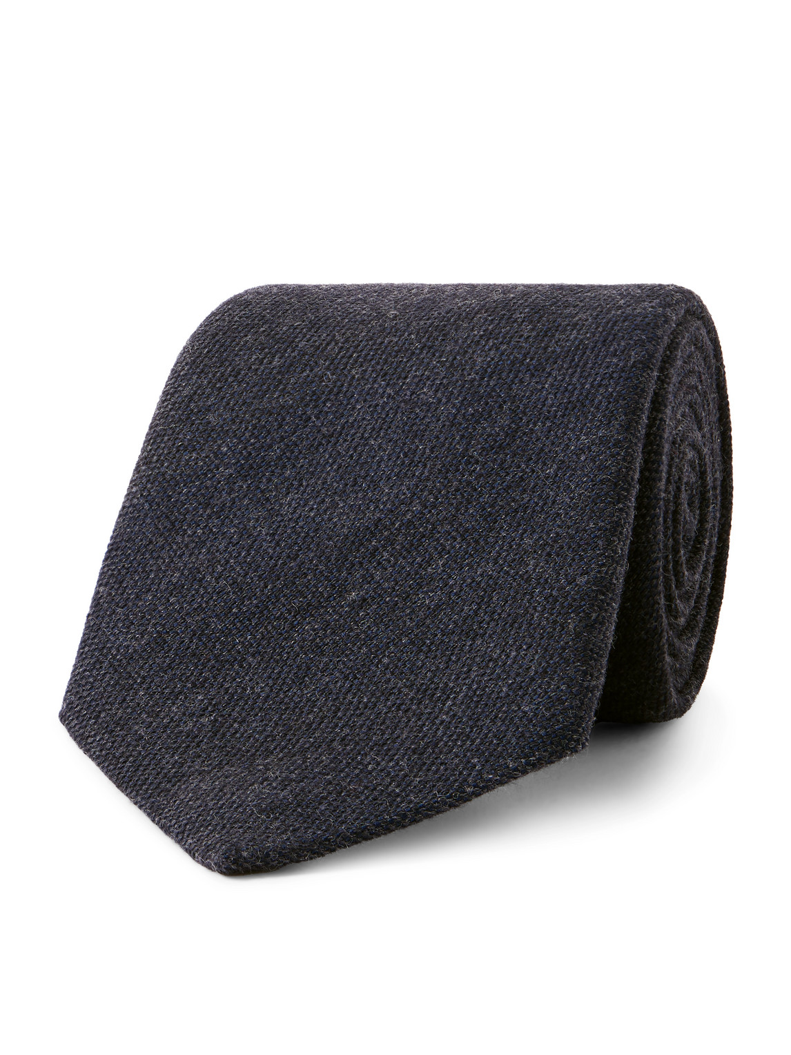 8.5cm Birdseye Wool and Silk-Blend Tie
