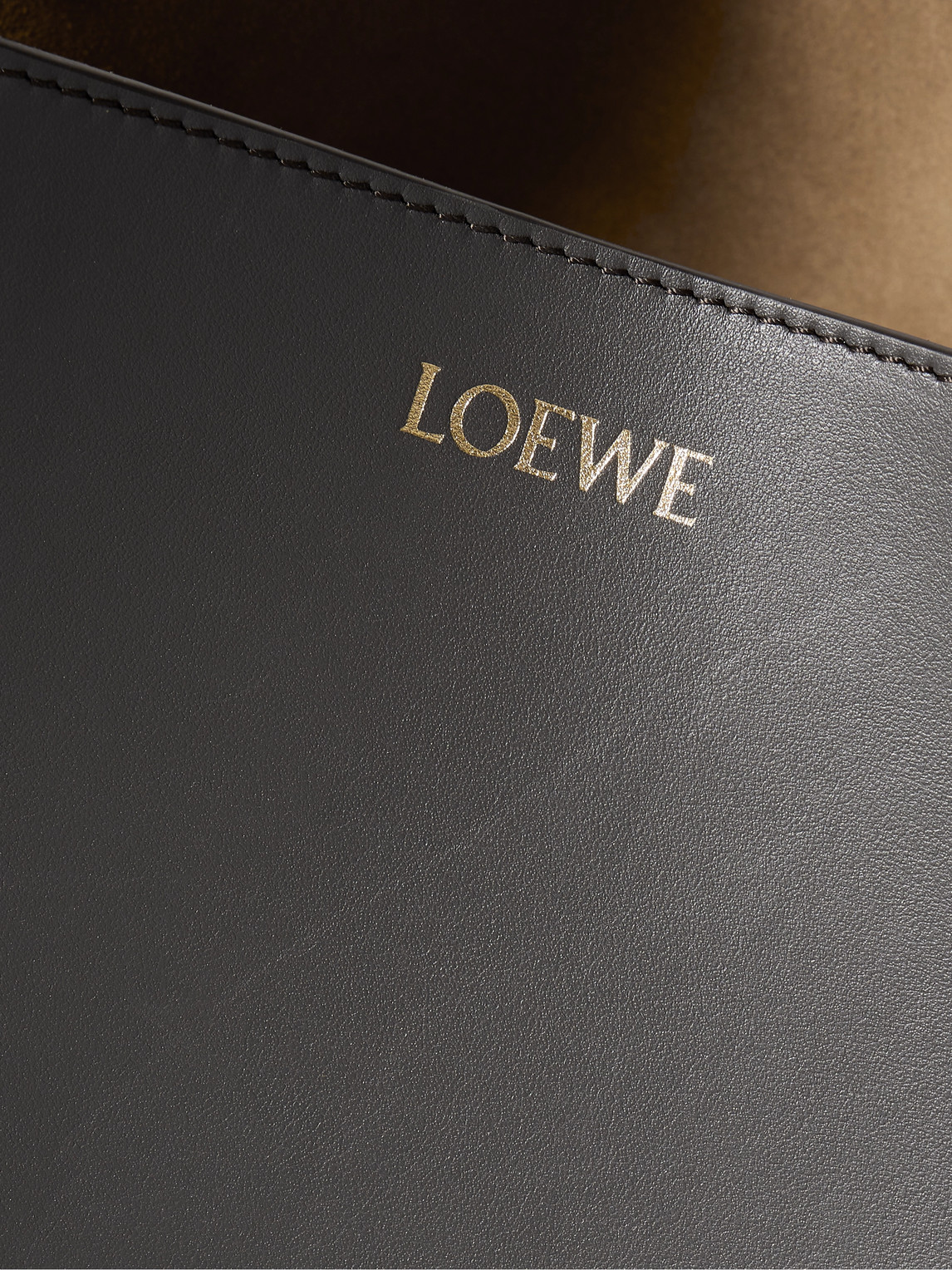 Loewe Puzzle Fold Xl Panelled Leather Tote Bag In Gray