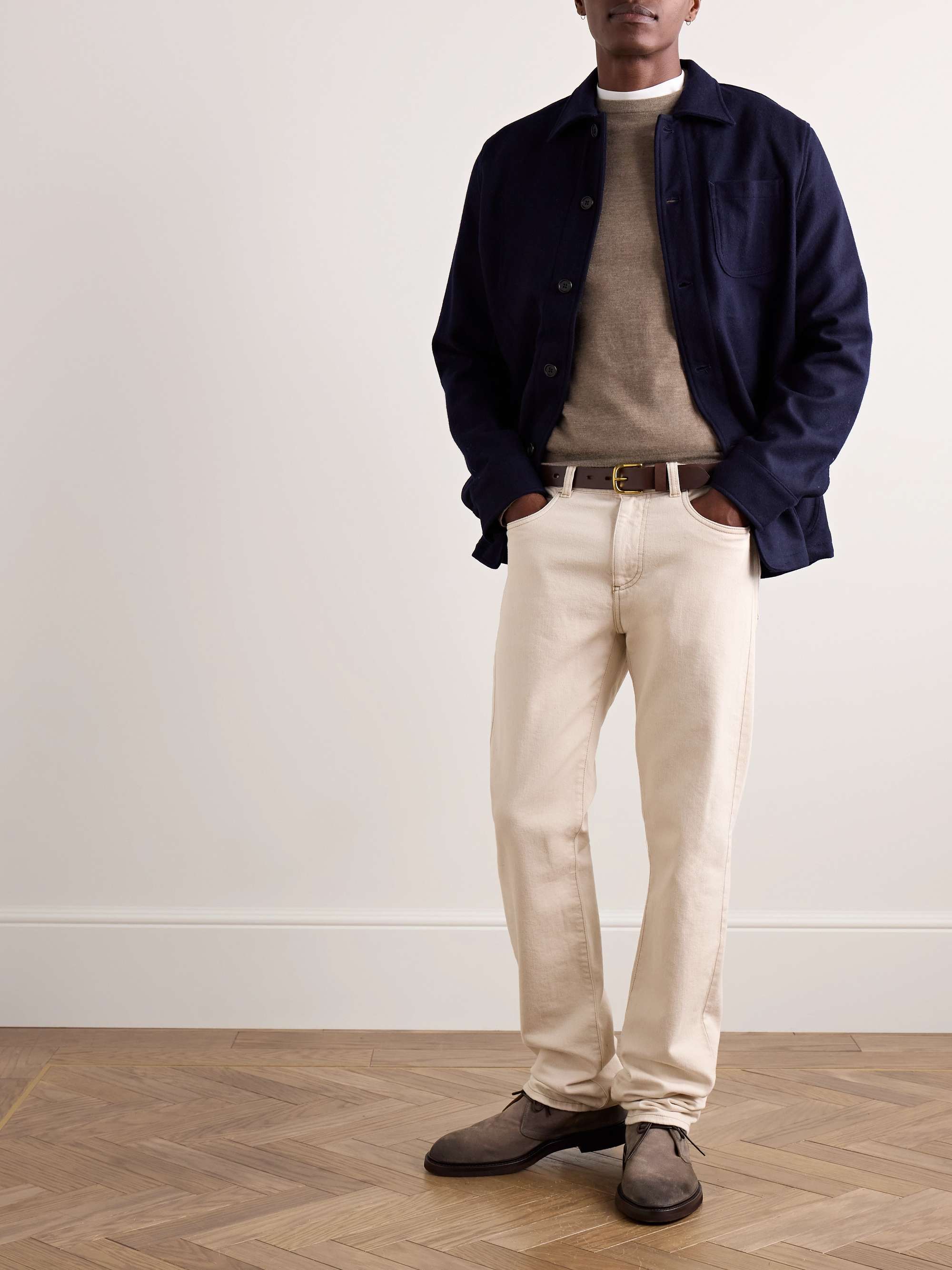 MONCLER GENIUS + Fragment Trailgrip GORE-TEX Leather-Trimmed MONCLER GENIUS + Fragment Trailgrip GORE-TEX Leather-Trimmed