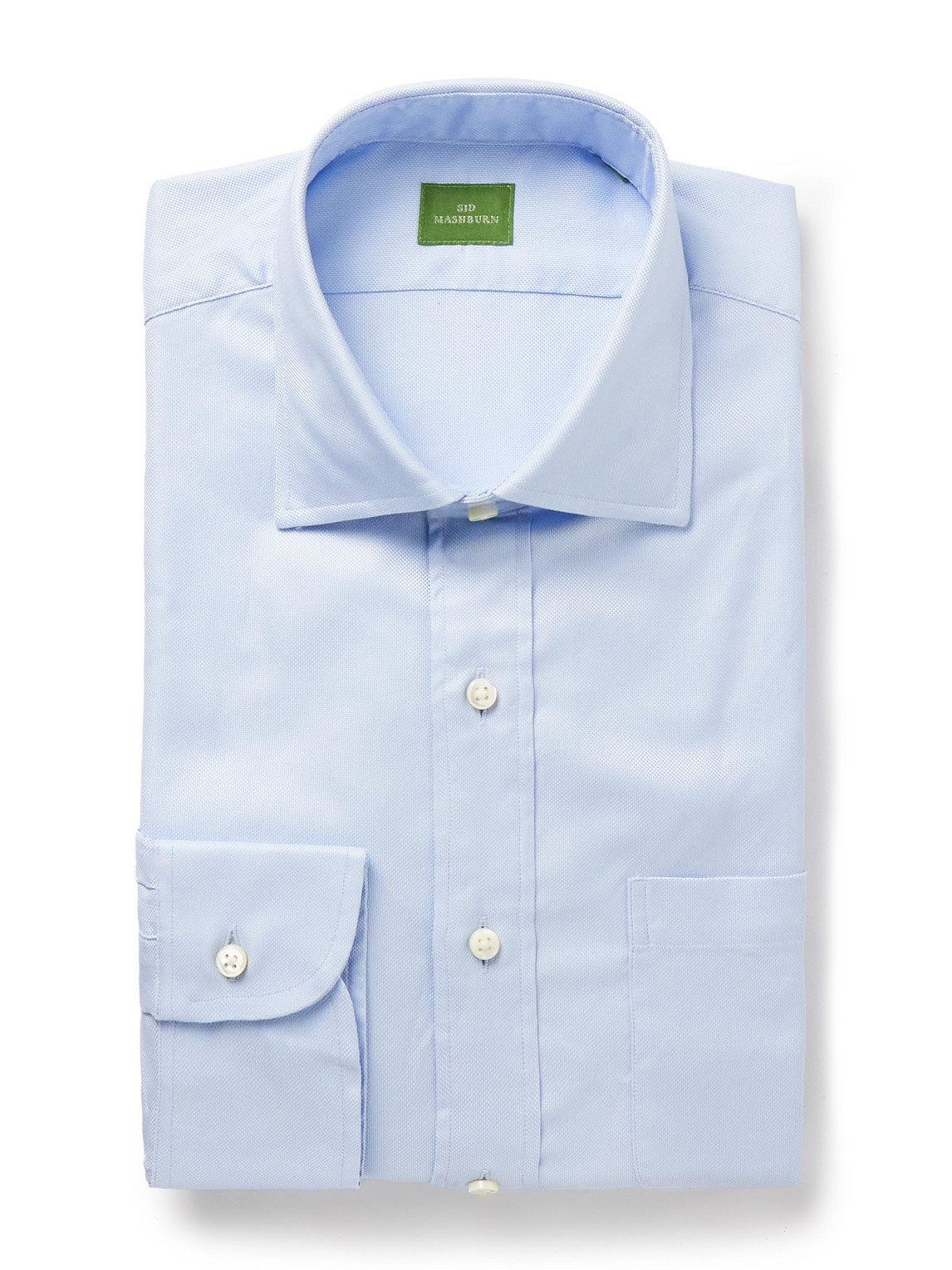 Sid Mashburn Cotton Royal Oxford Shirt In Blue