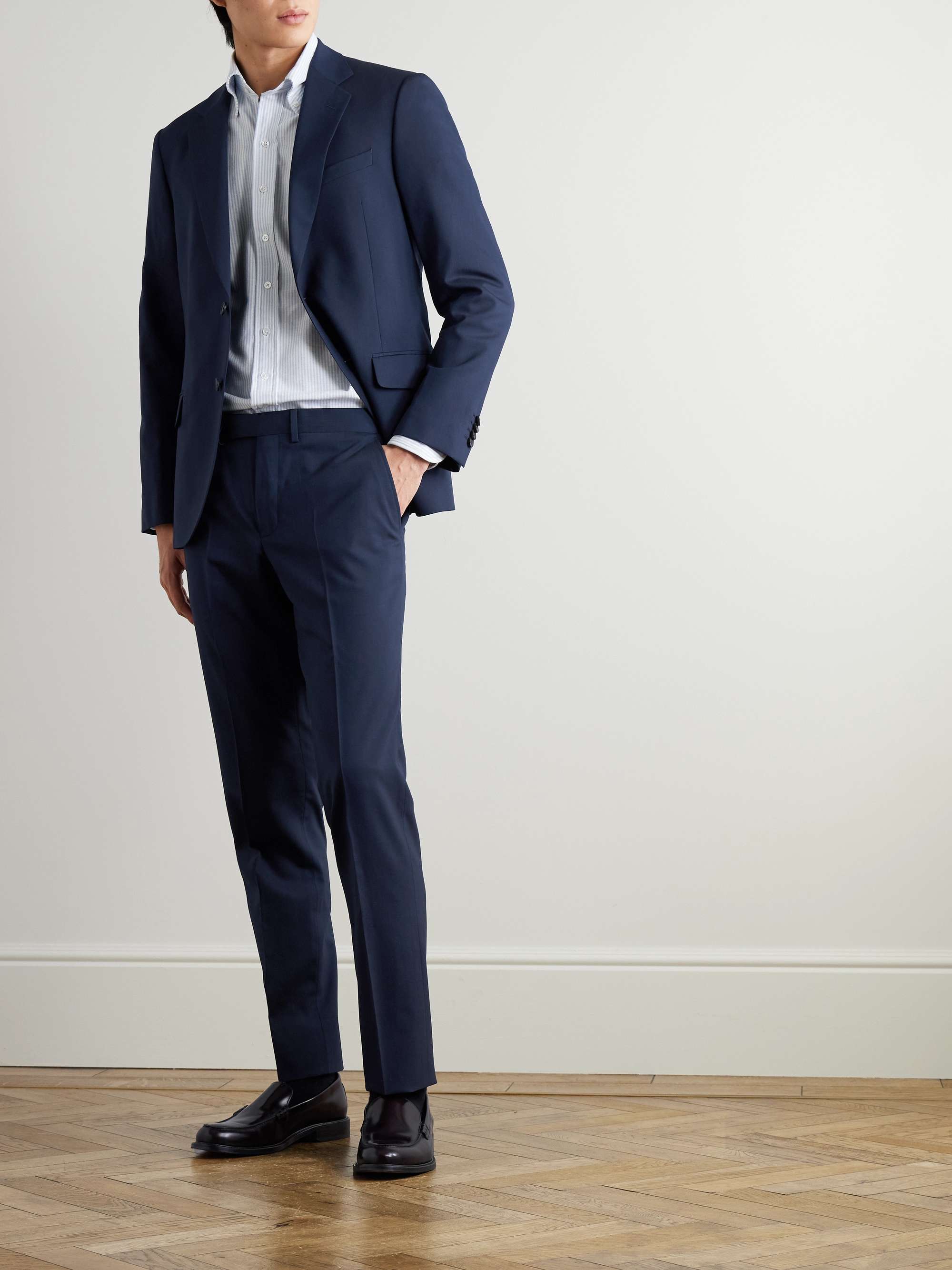 JOHN LOBB Lopez Leather Penny Loafers for Men | MR PORTER