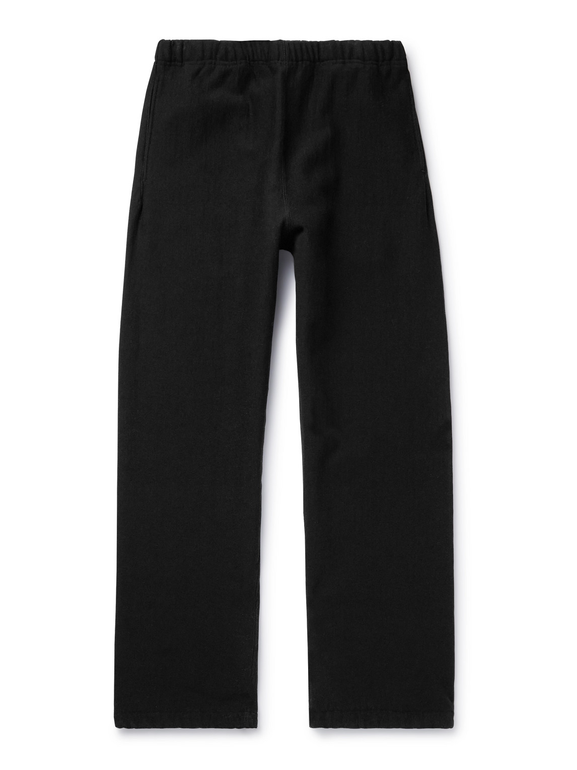 Straight-Leg Cotton-Jersey Trousers