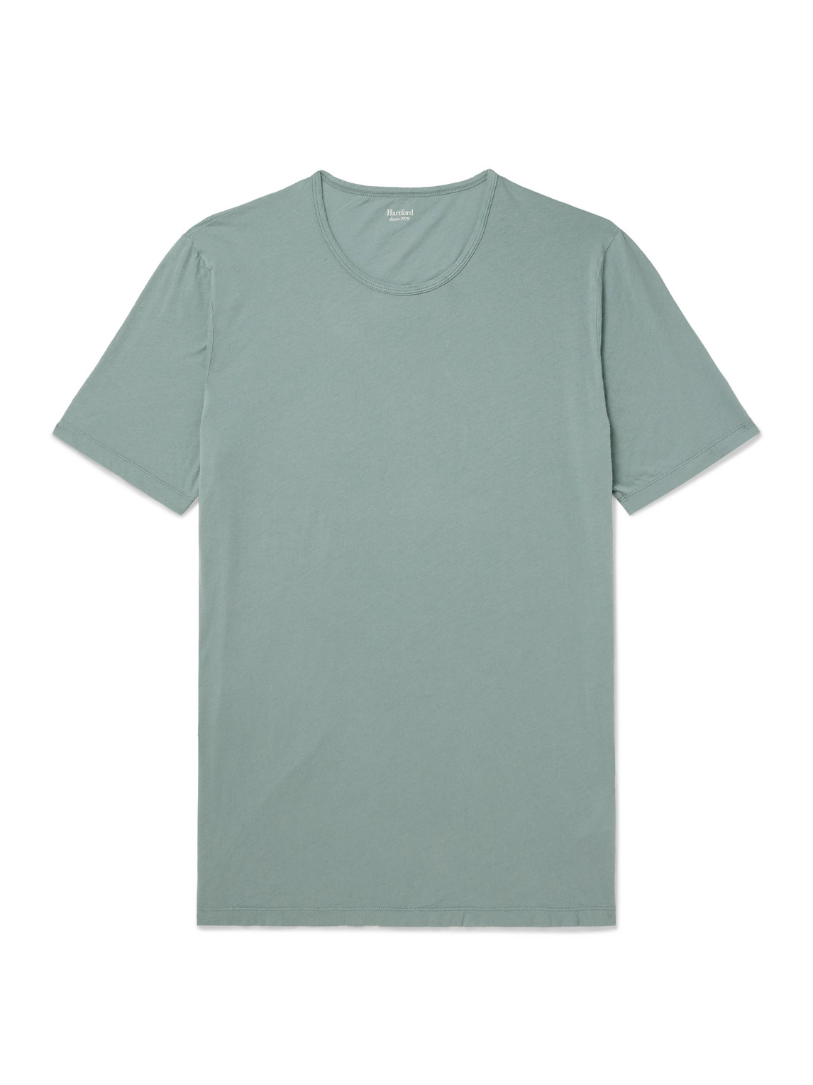 Hartford Cotton-jersey T-shirt In Green