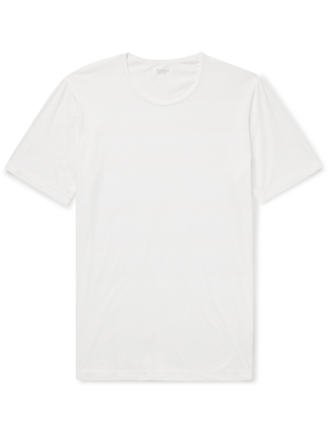 Hartford Cotton-jersey T-shirt In White