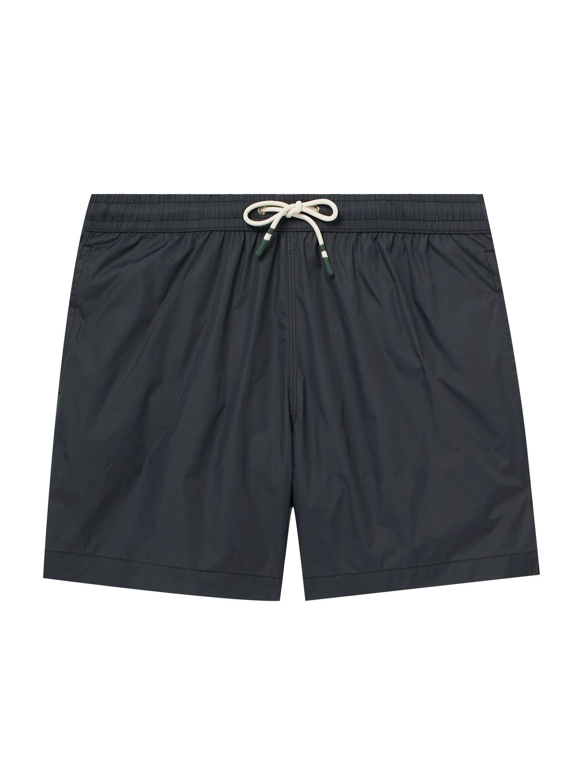 Hartford Straight-leg Mid-length Swim Shorts In Gray