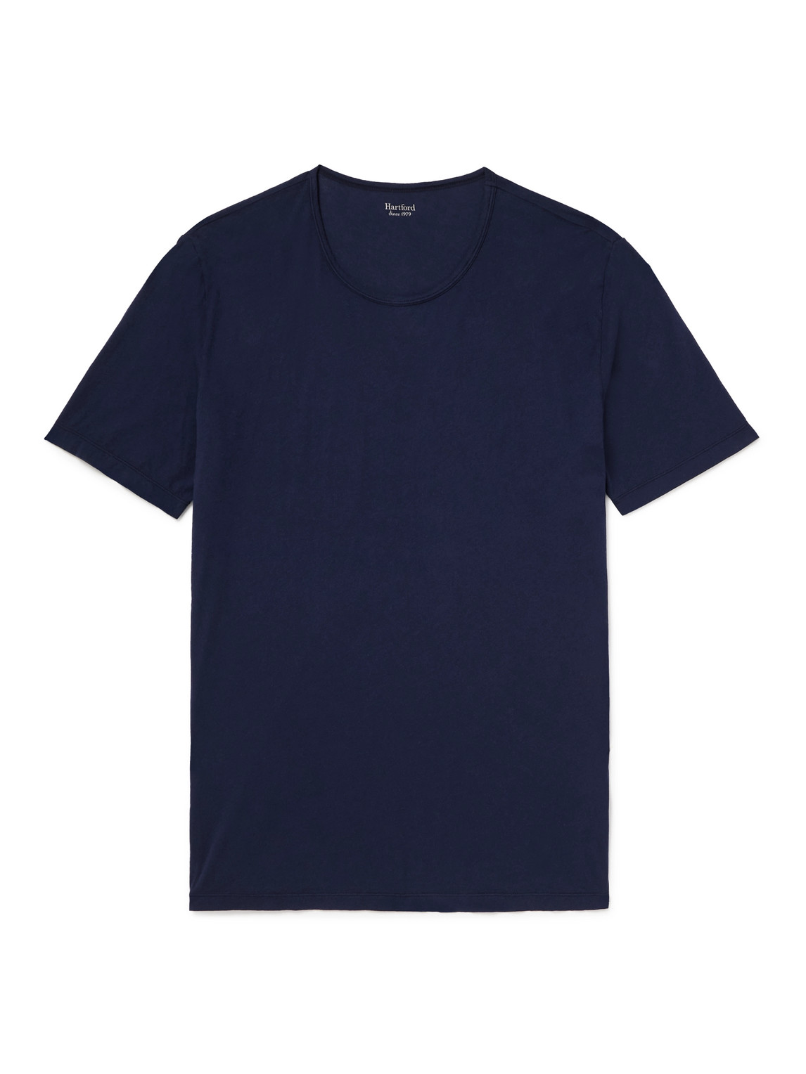 Hartford Cotton-jersey T-shirt In Blue
