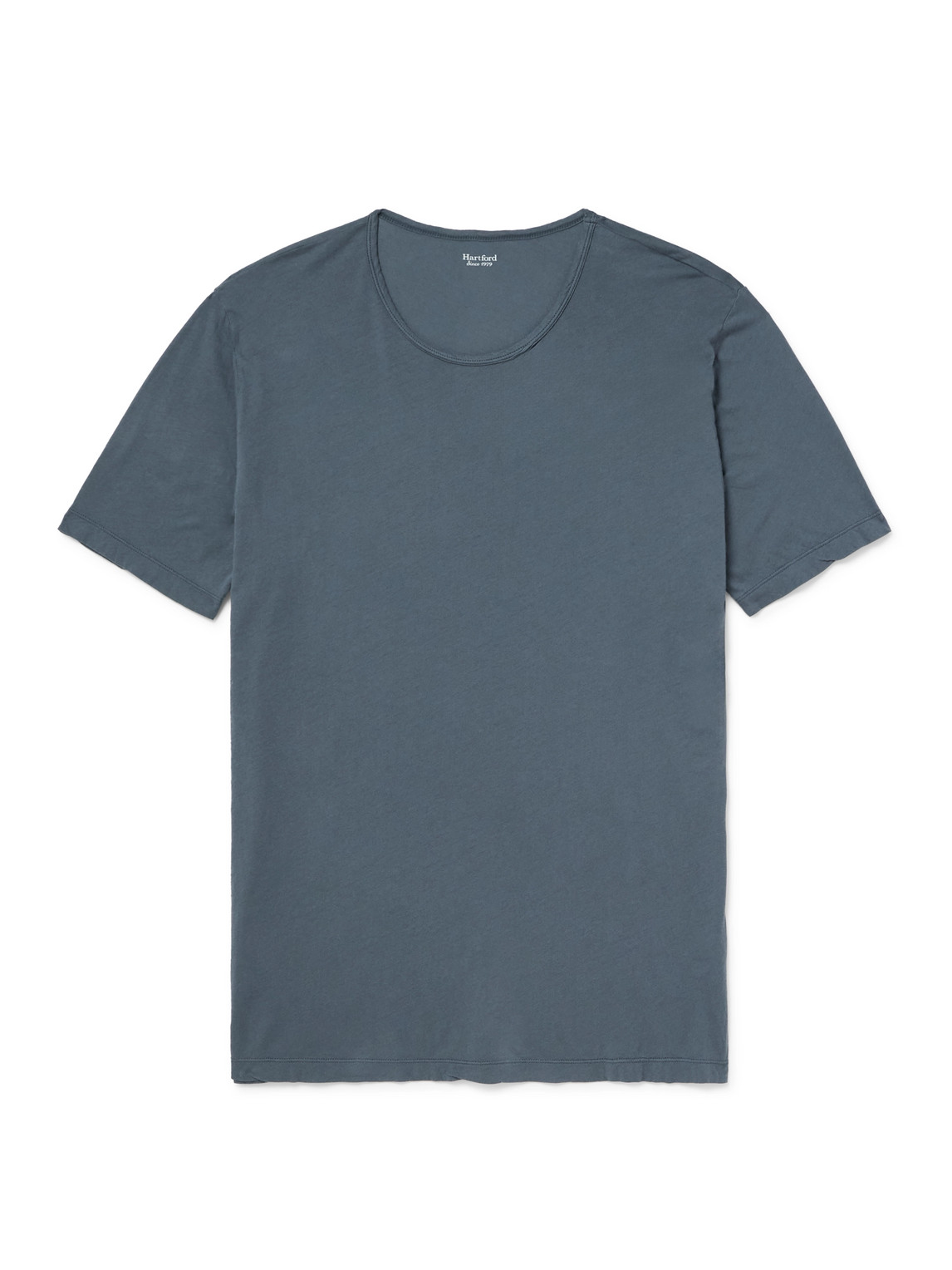 Hartford Cotton-jersey T-shirt In Grey