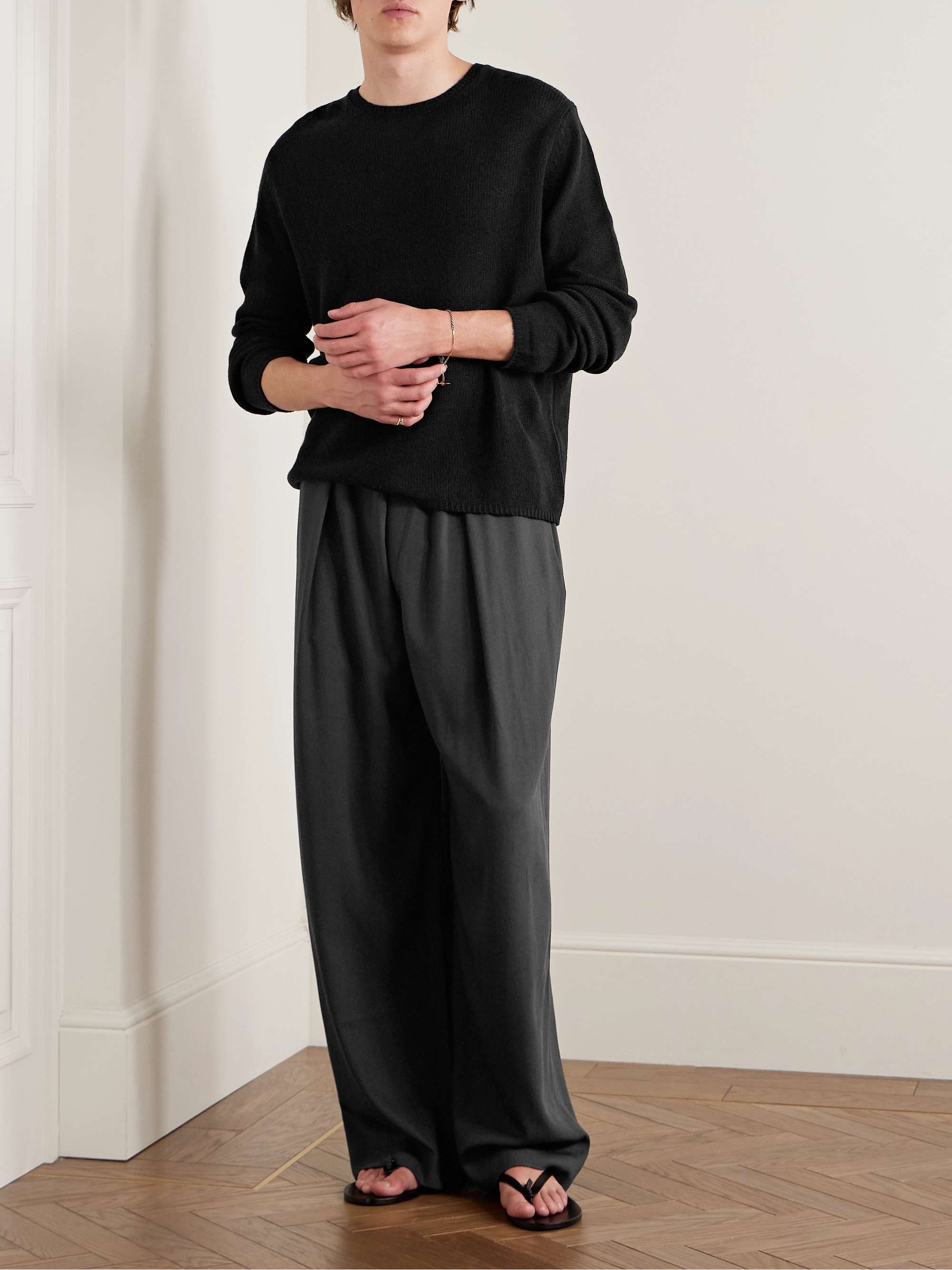 AURALEE Summer Cashmere Sweater for Men | MR PORTER AURALEE Summer Cashmere Sweater for Men | MR PORTER