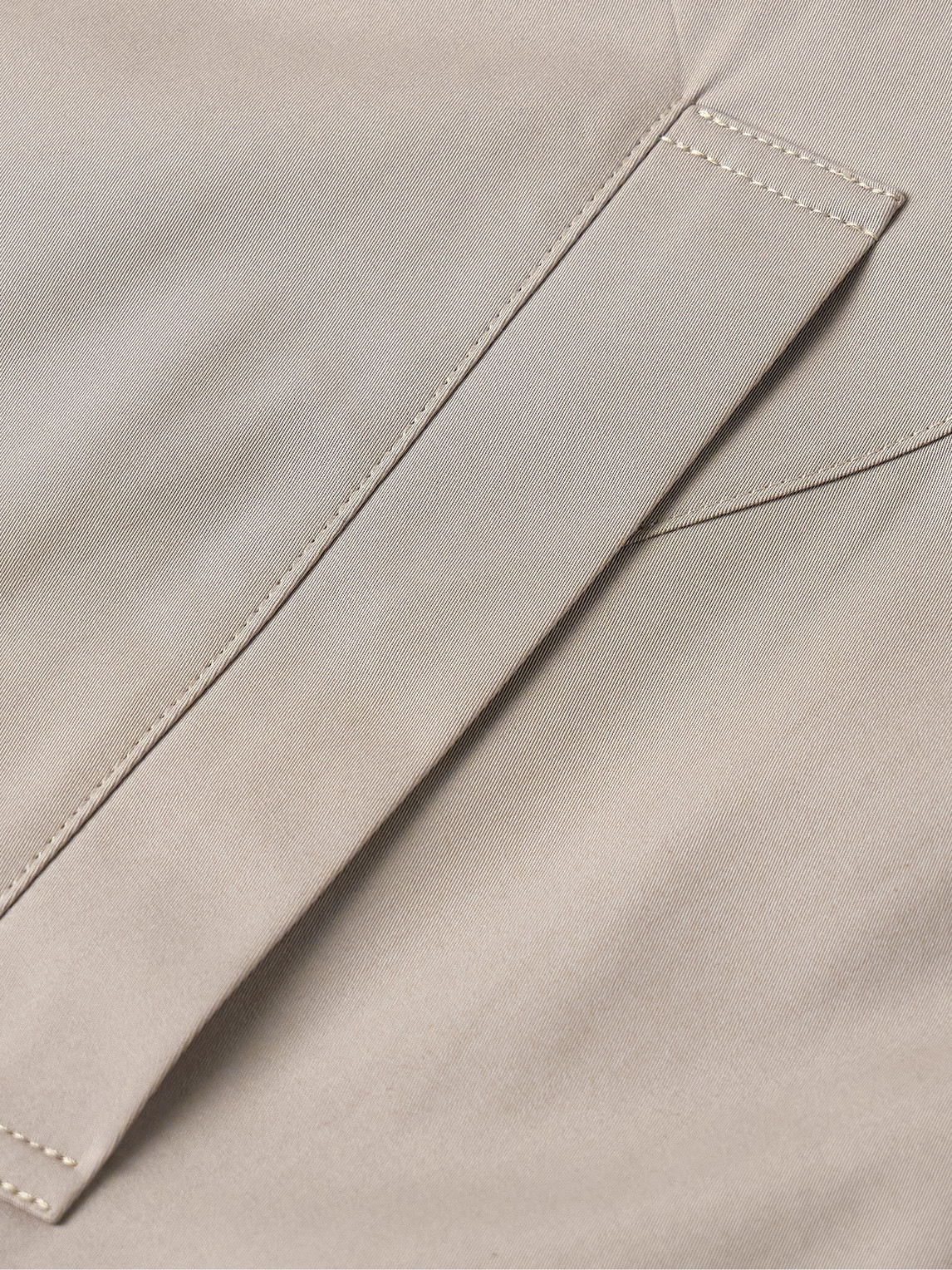 Herno Dove Grey Dean Peacoat In Neutrals