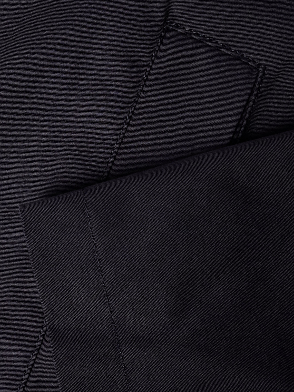 Herno Long Blue Waterproof Coat In High-quality Polyester With Buttons Men In Blue