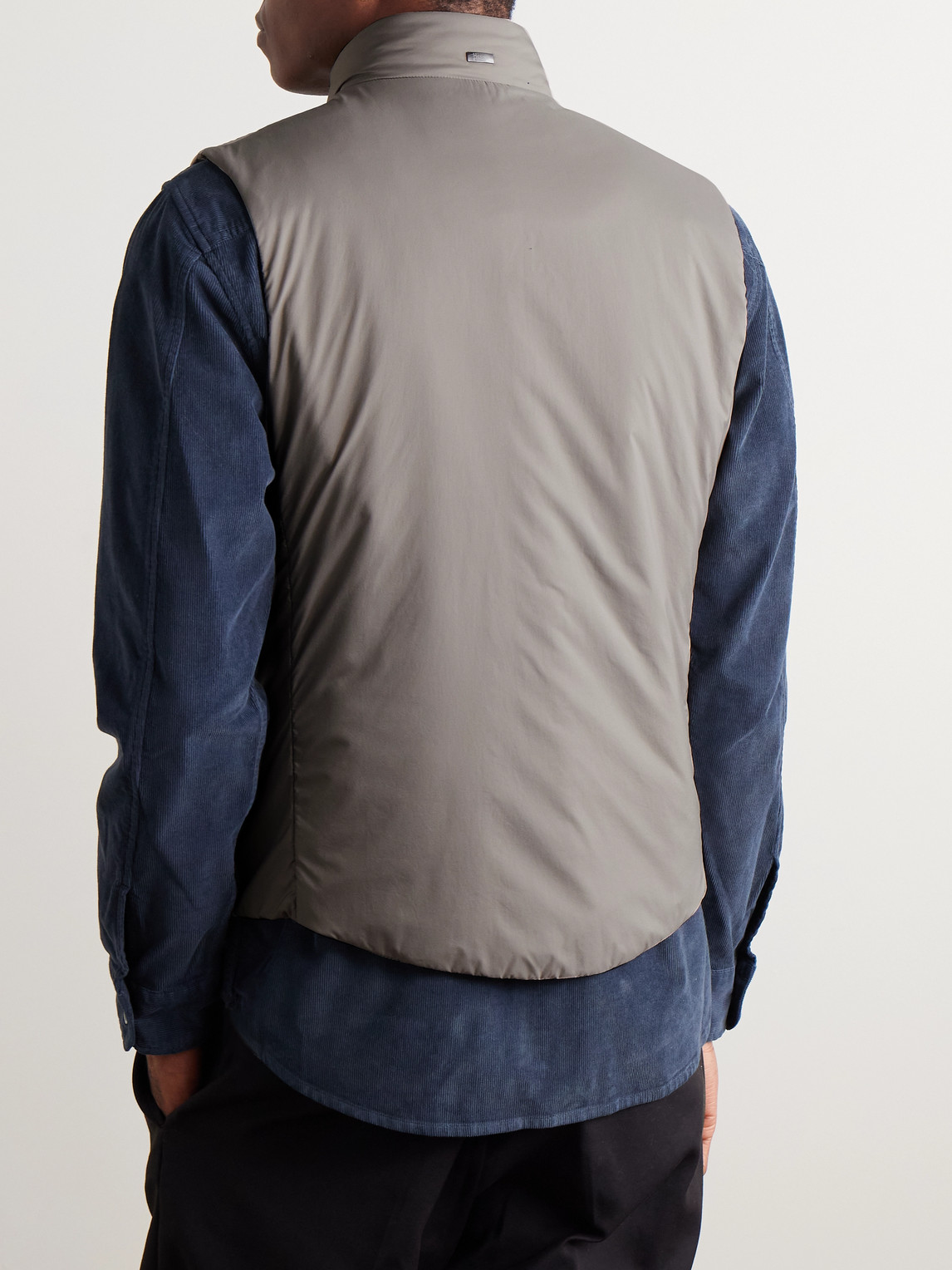 Herno Padded Shell Gilet In Neutrals