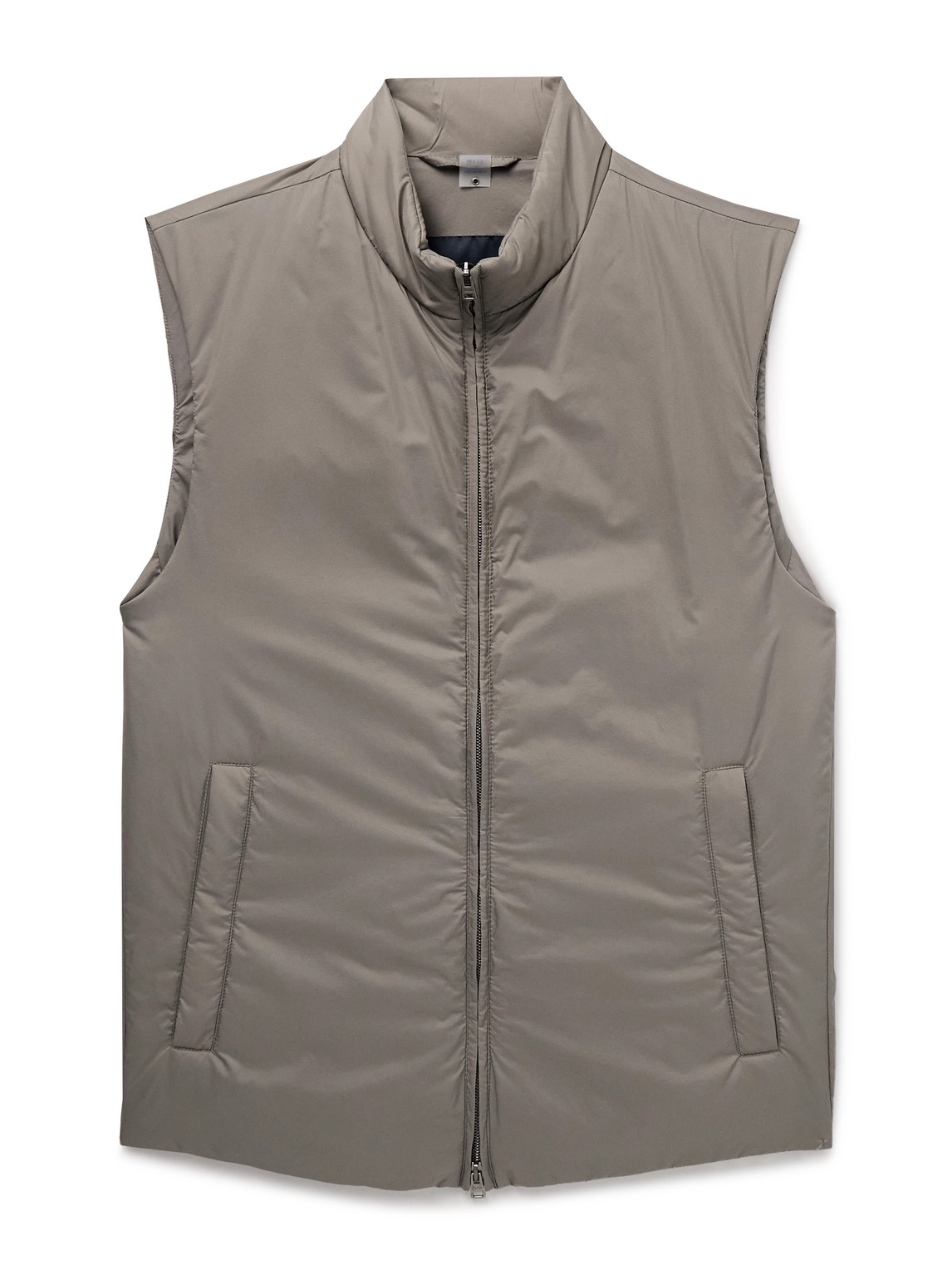 Herno Padded Shell Gilet In Neutrals