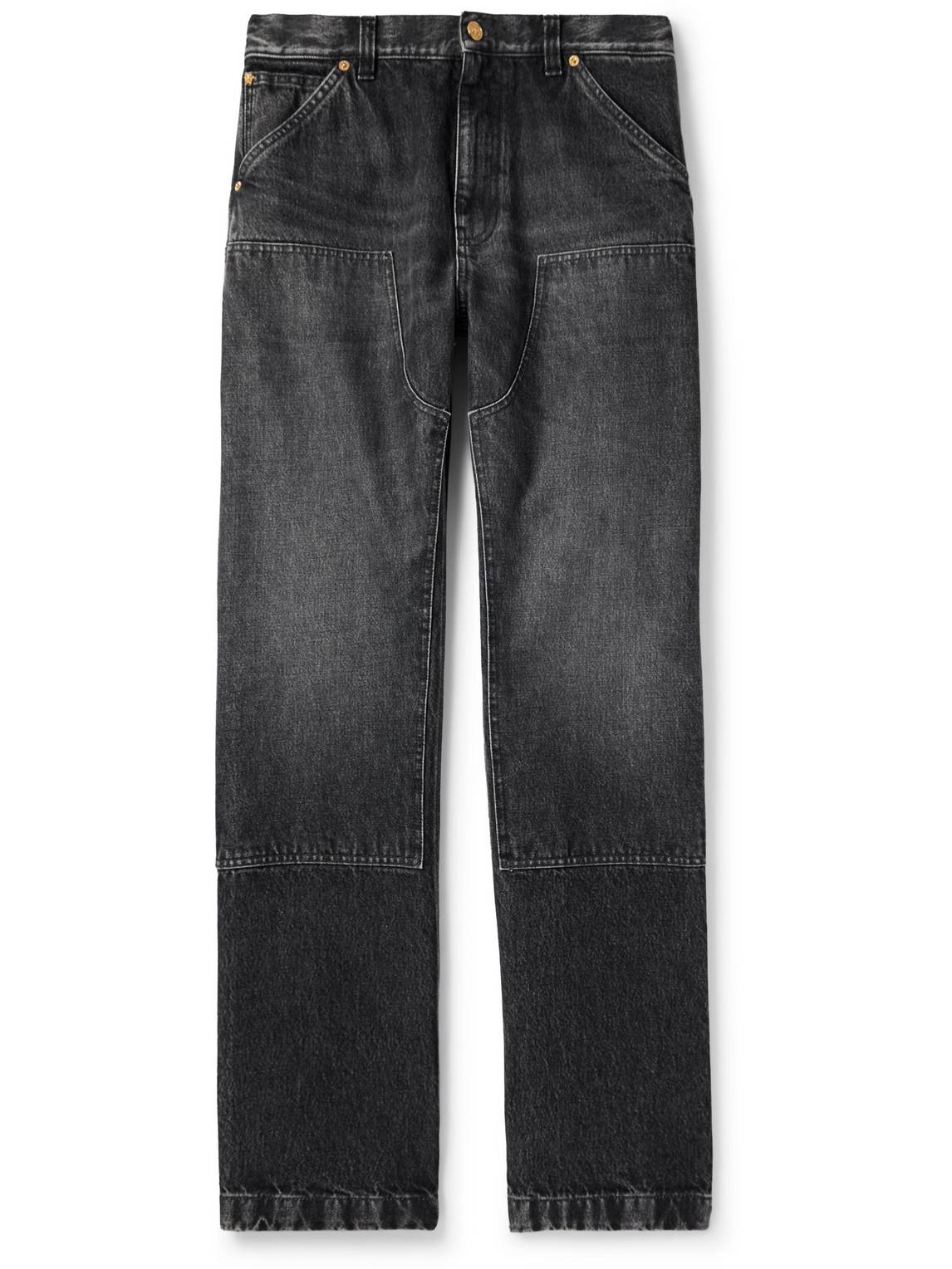 Embellished Straight-Leg Jeans