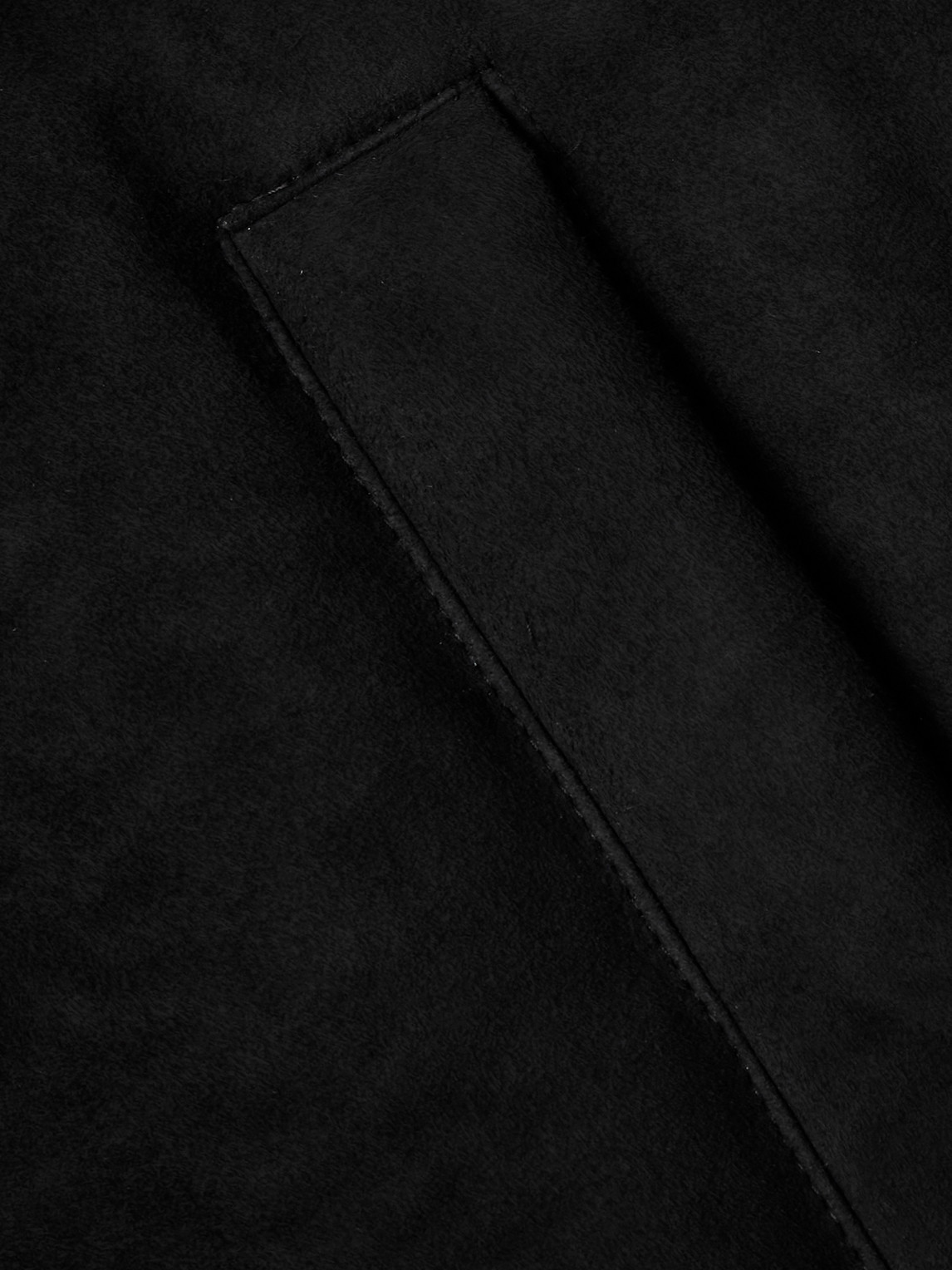 Versace Shearling Jacket In Black
