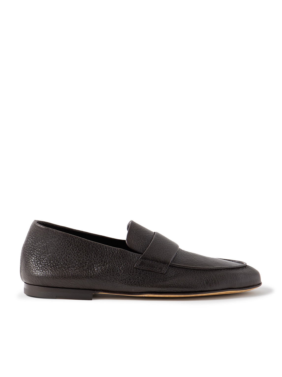 Officine Creative Airto Full-grain Leather Loafers In Brown