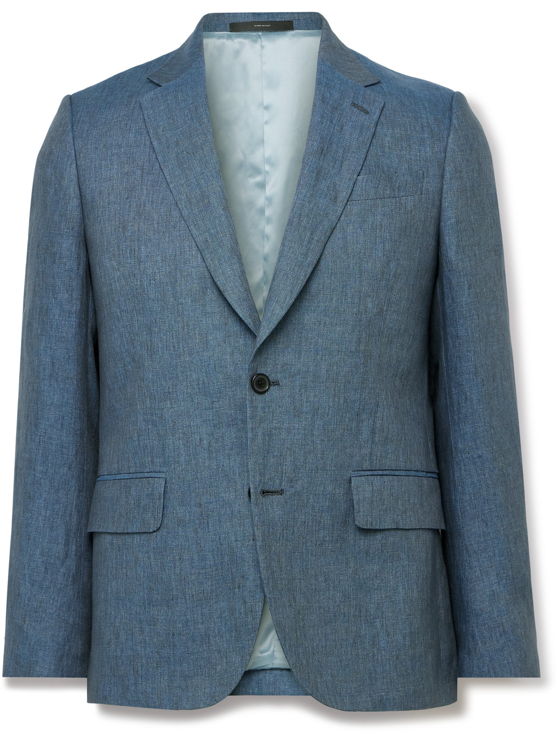 Paul Smith Delave Linen Suit Jacket In Blue