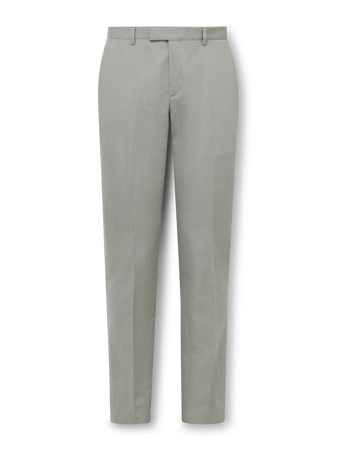 Paul Smith Slim-fit Linen, Cotton And Lyocell-blend Suit Trousers In Green
